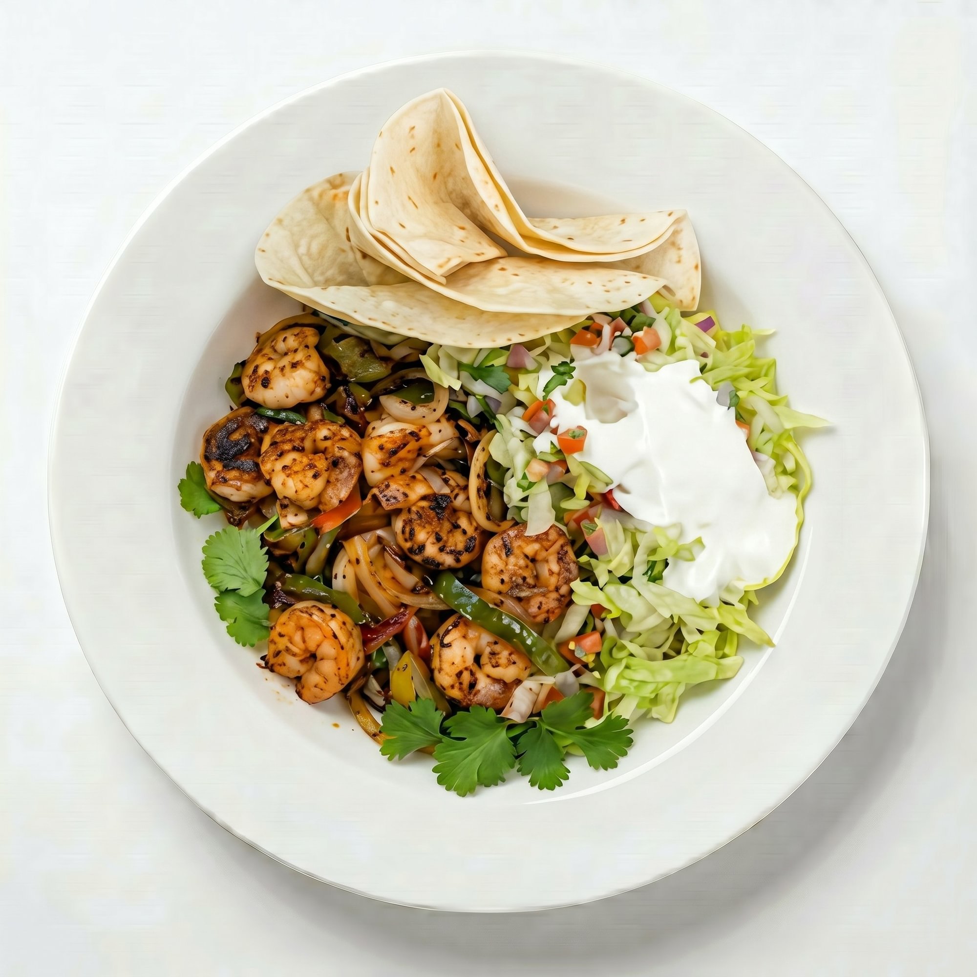 L - Shrimp Fajitas