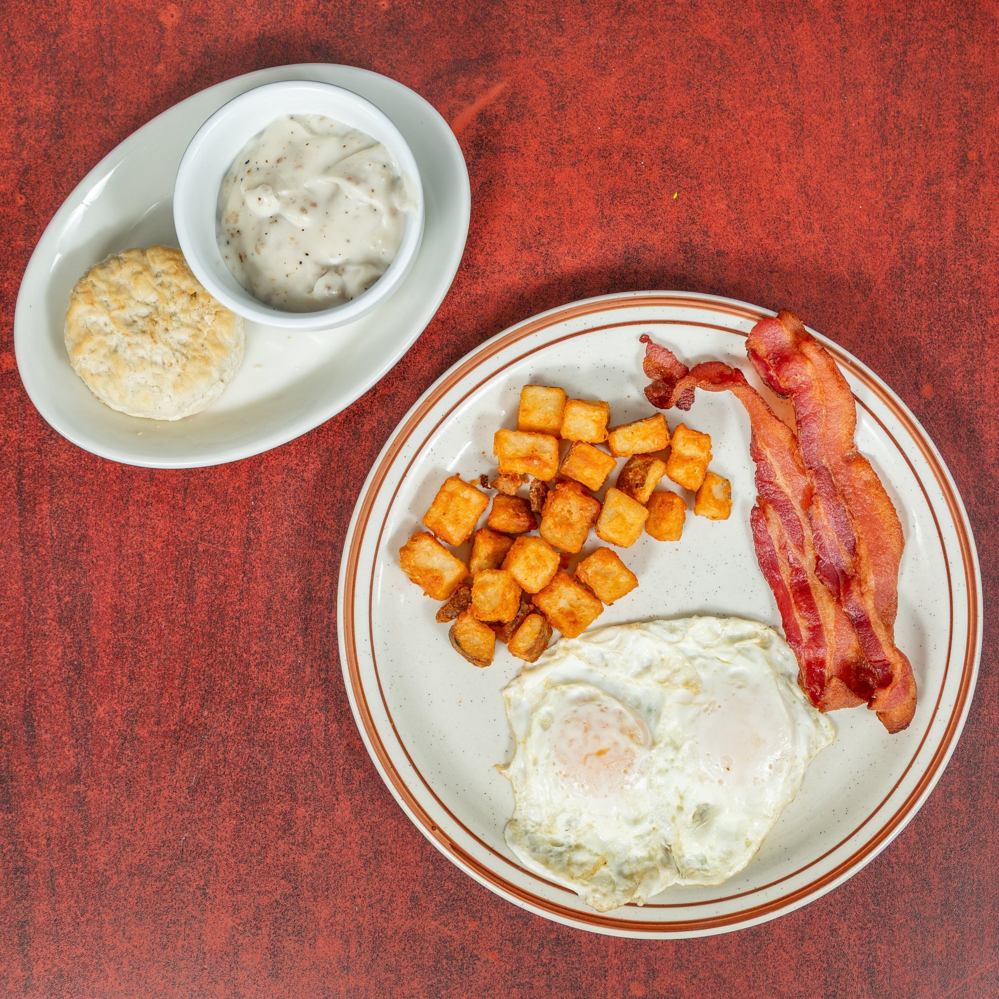 2 Eggs, Bacon or Sausage