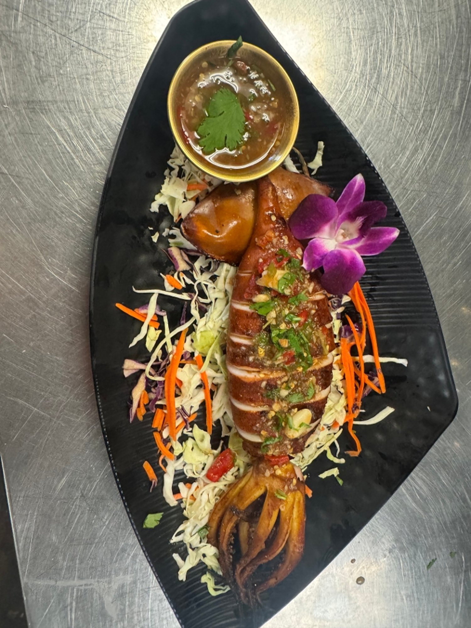 Thai BBQ squid