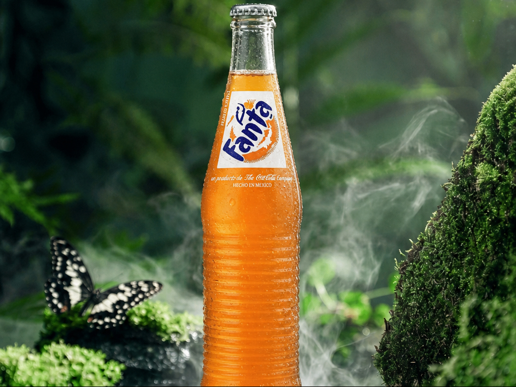 Fanta Glass Bottle