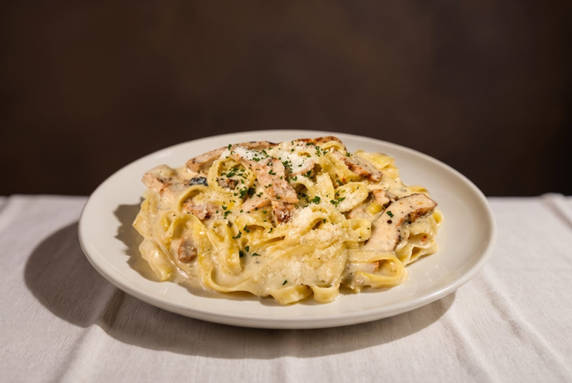 Fettuccine Alfredo with Chicken