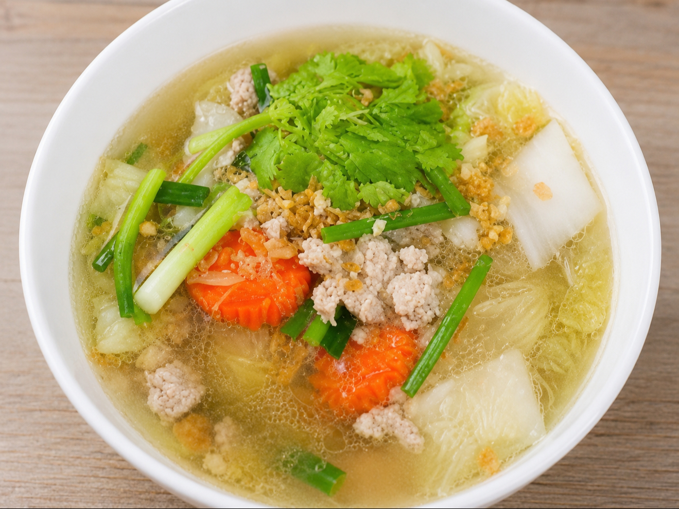 Lg Mixed Vegetables in Clear Broth