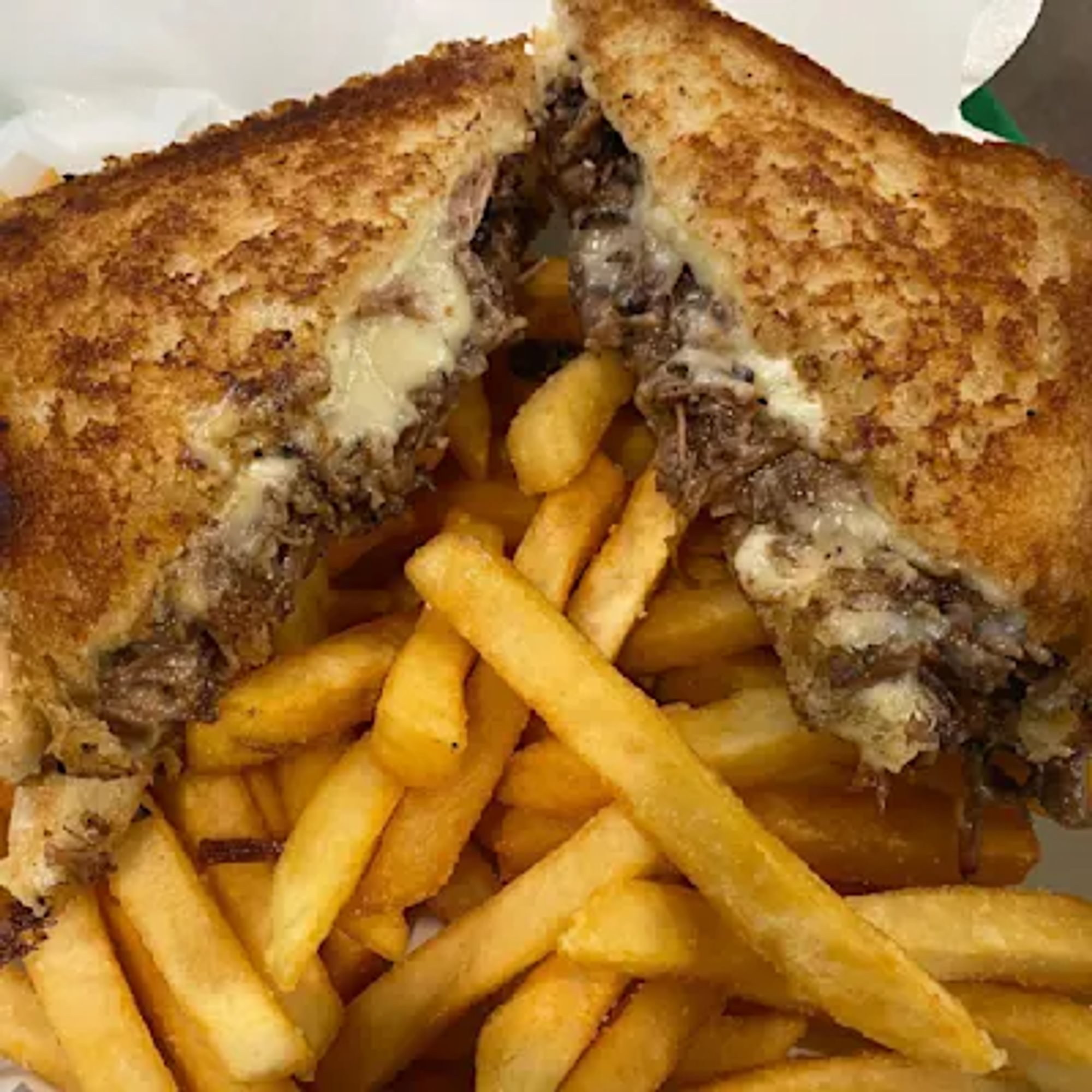 Texas Toast Grilled Cheese & Fries