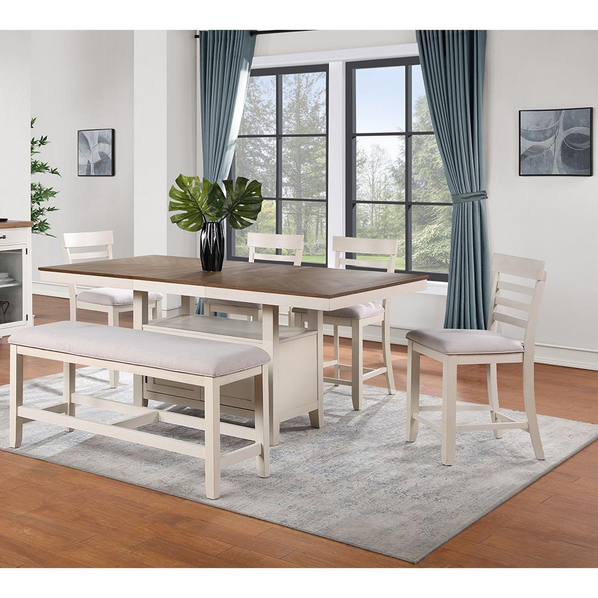 Hyland 6 - Piece Counter Height  Dining Set - White