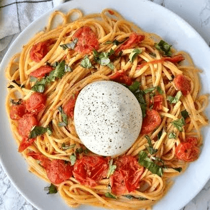 Spaghetti Con Burrata