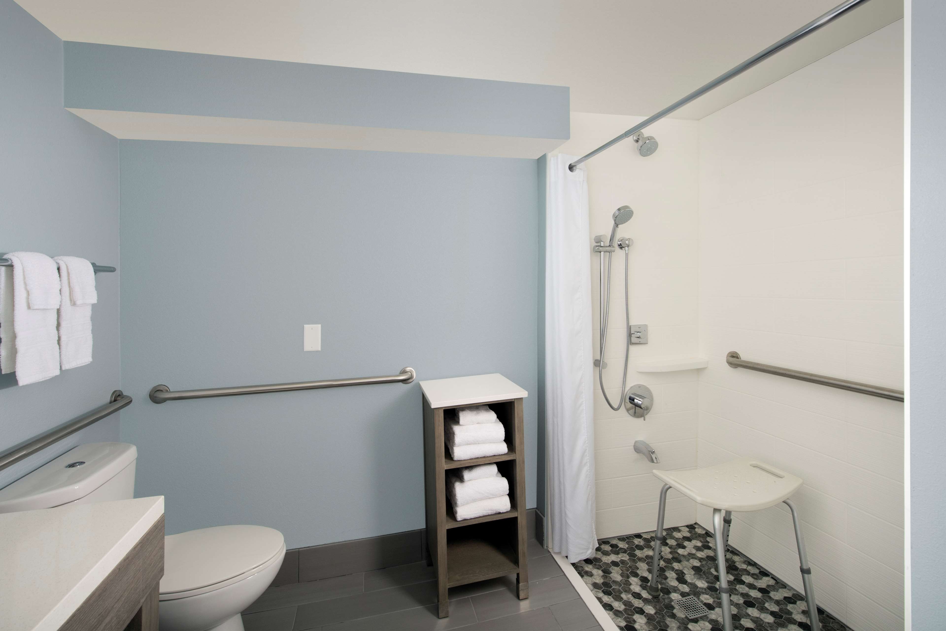 Mobility Accessible Bathroom with Ro
