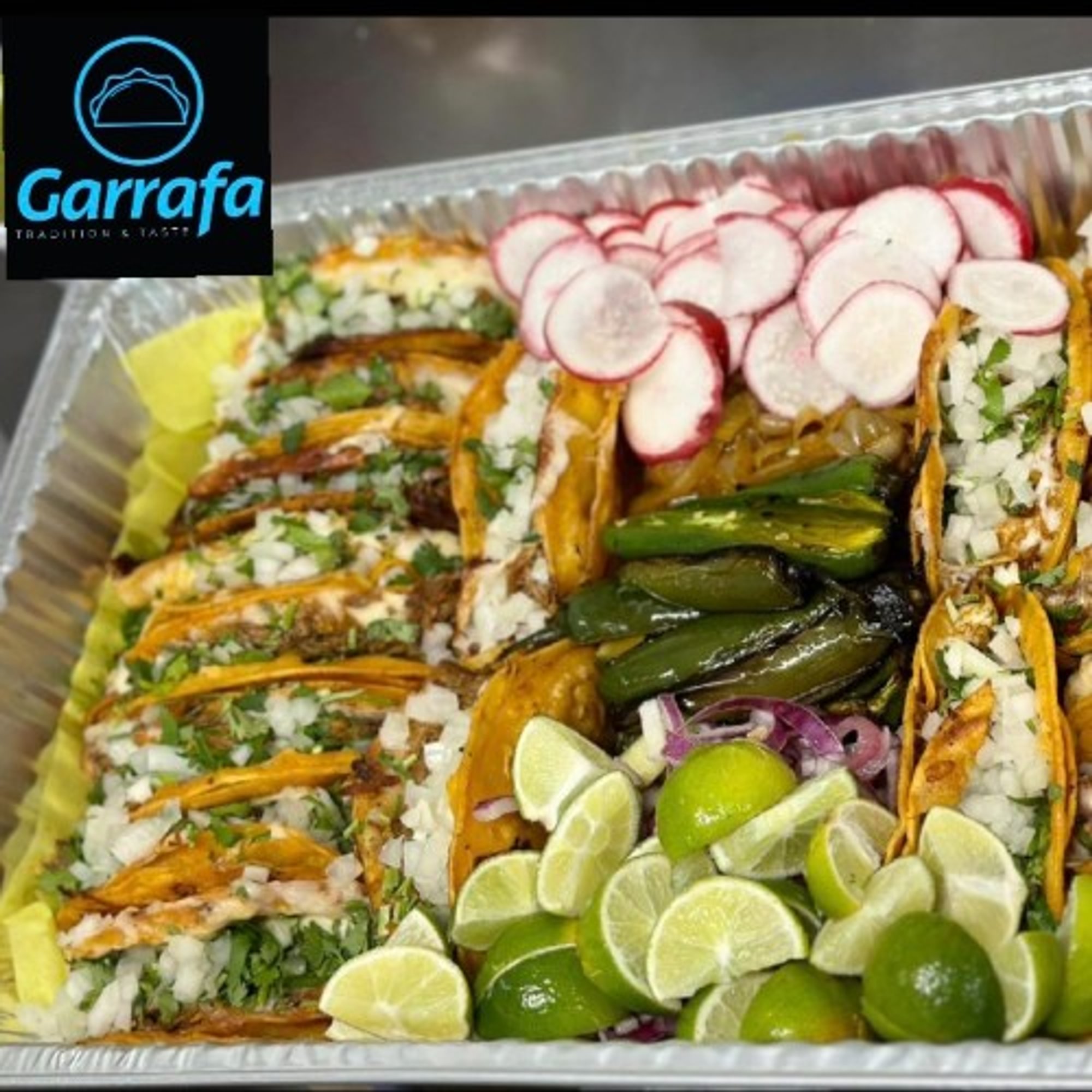 20 Quesabirrias Tray