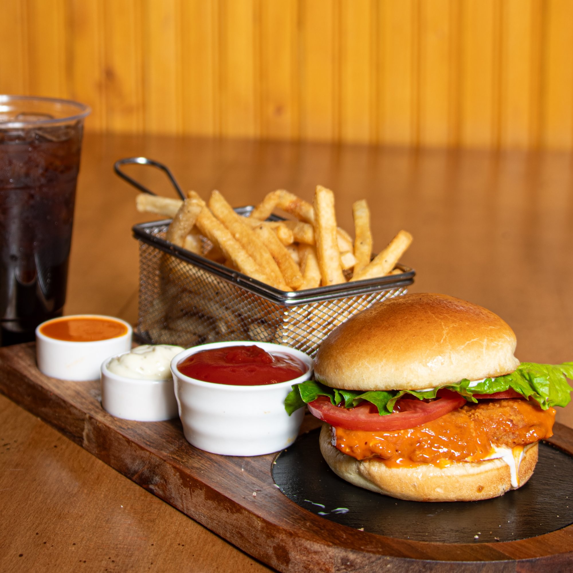 FRIDAY SPECIAL - BUFFALO CHICKEN RANC SANDWICH MEAL