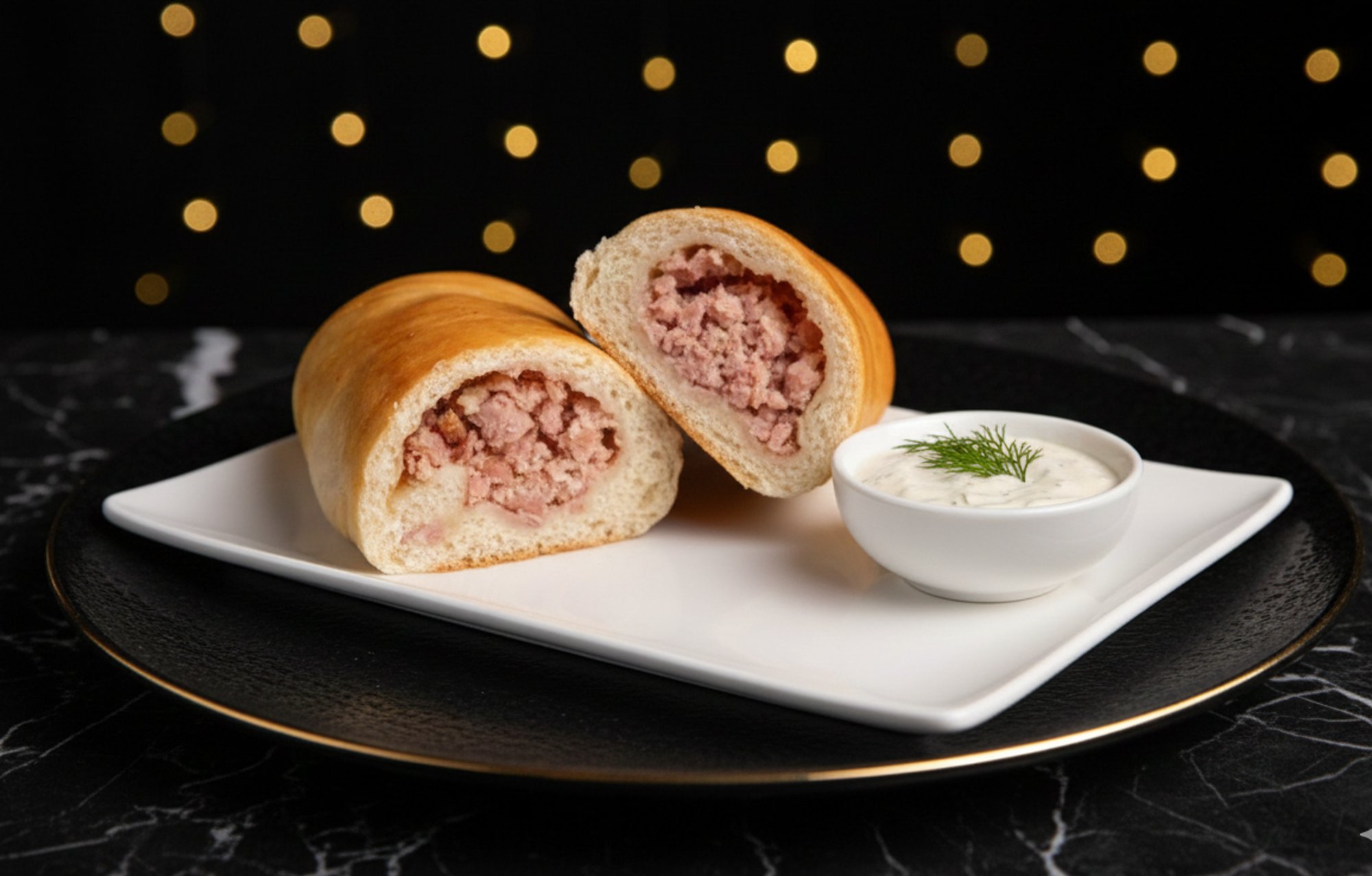 -Ham and Cheese Cachito/Cachito Jamon y Queso
