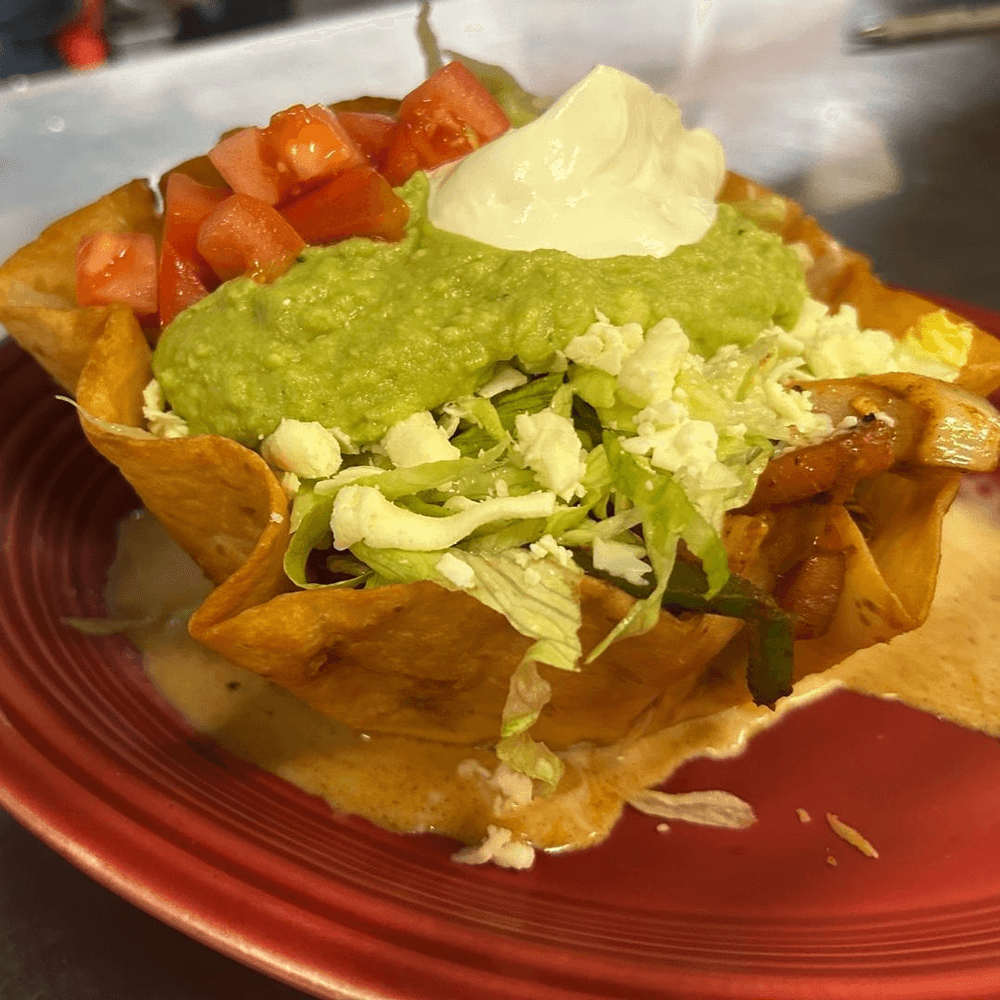 Taco Salad Fajita Shrimp