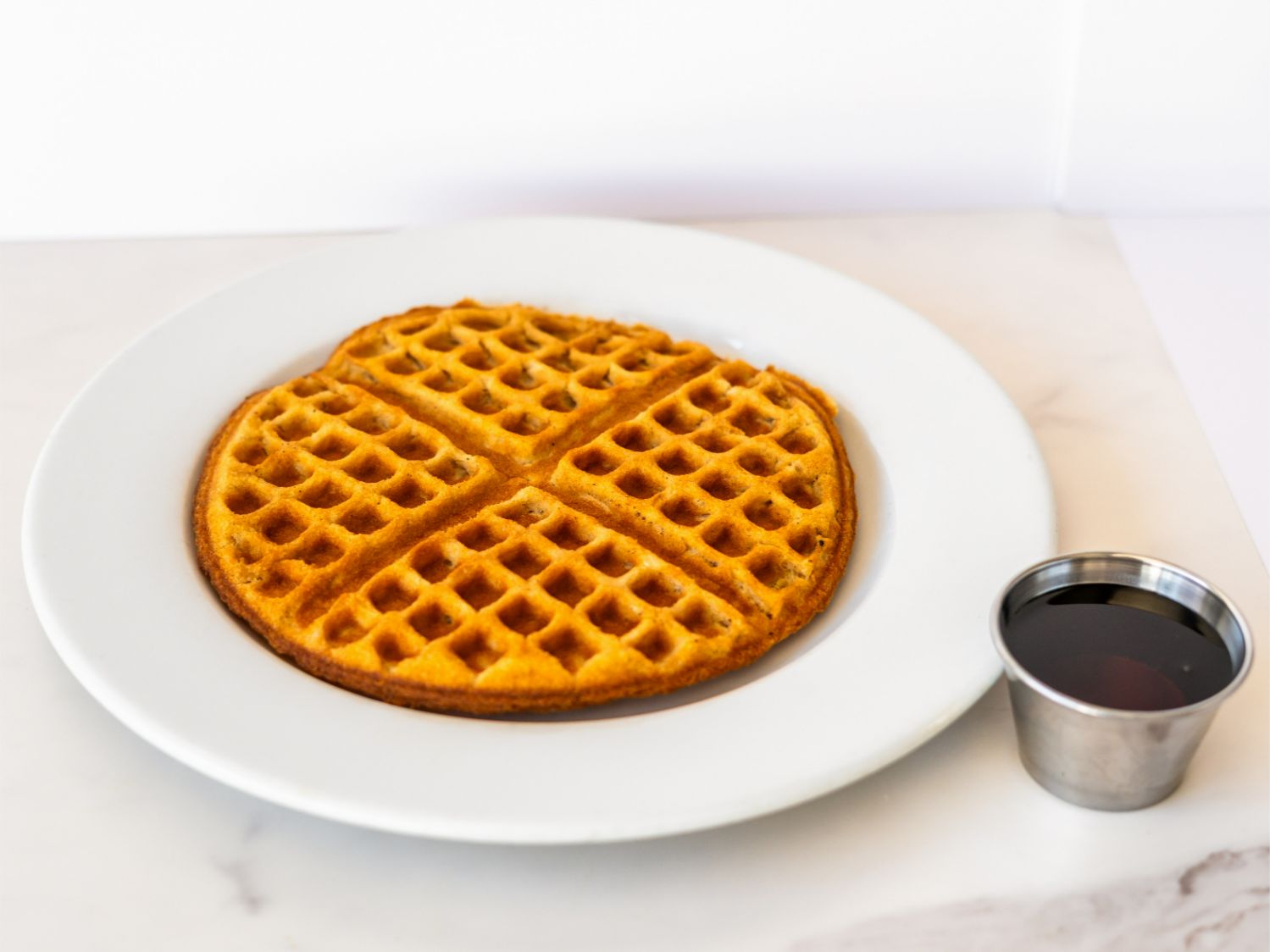 Waffle with Syrup