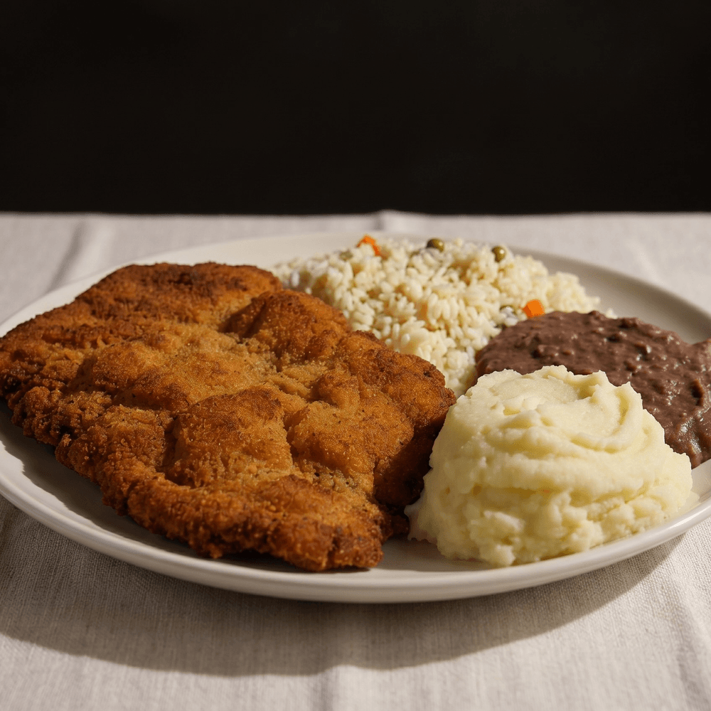 Milanesa de Res con Papas Fritas