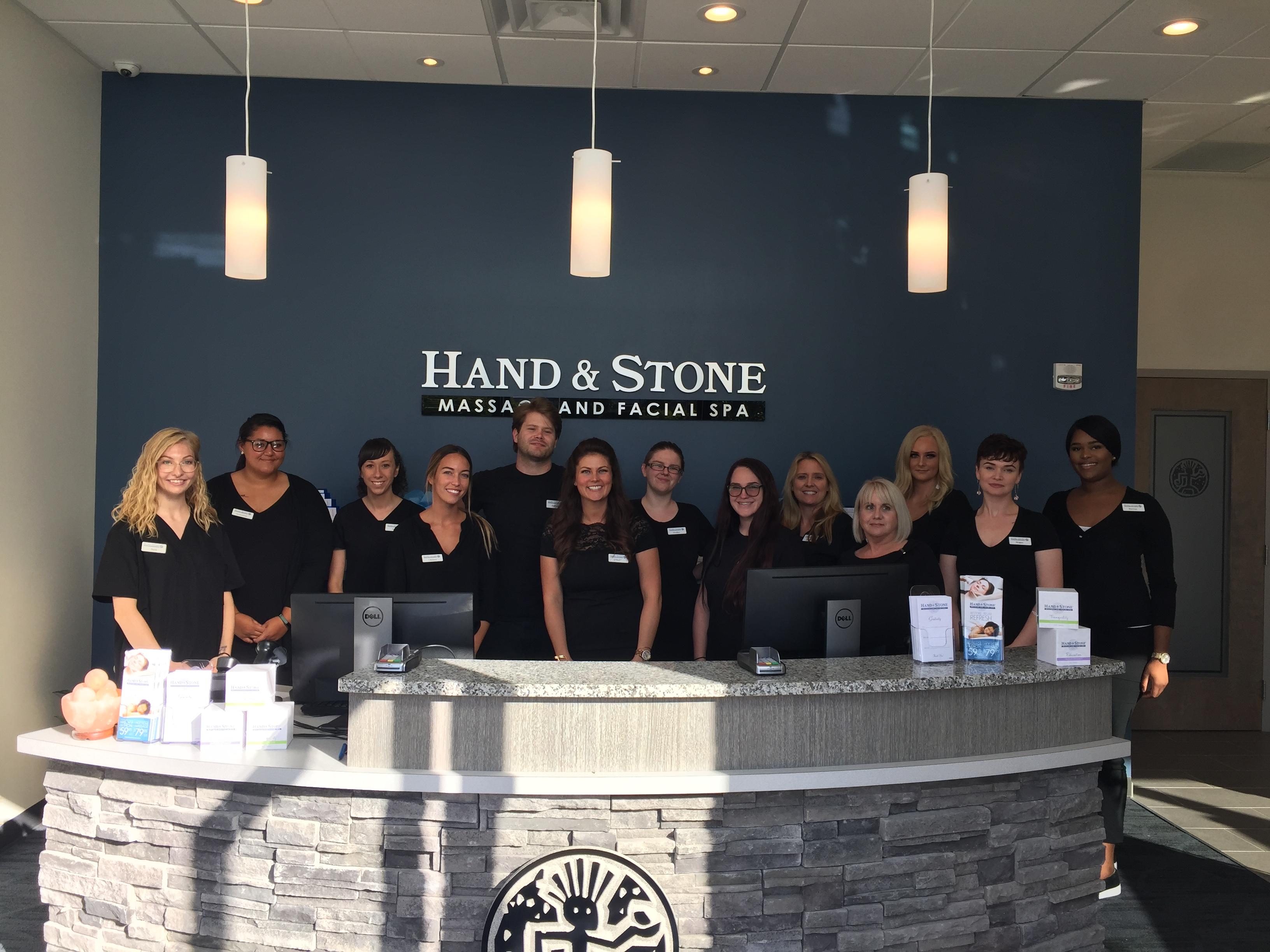 Hand and Stone Massage and Facial Spa Logo