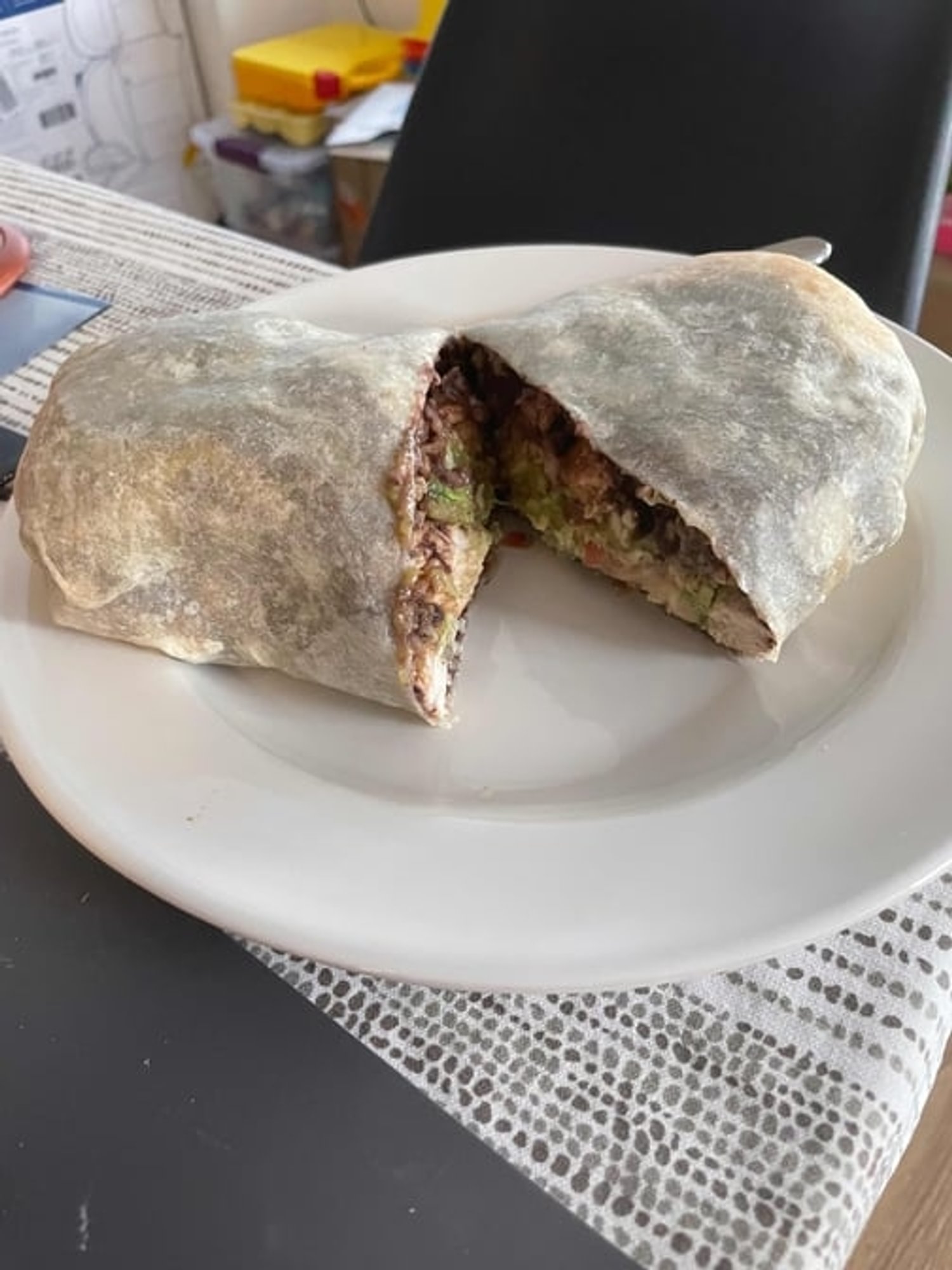 32. Burrito De Pollo a La Brasa