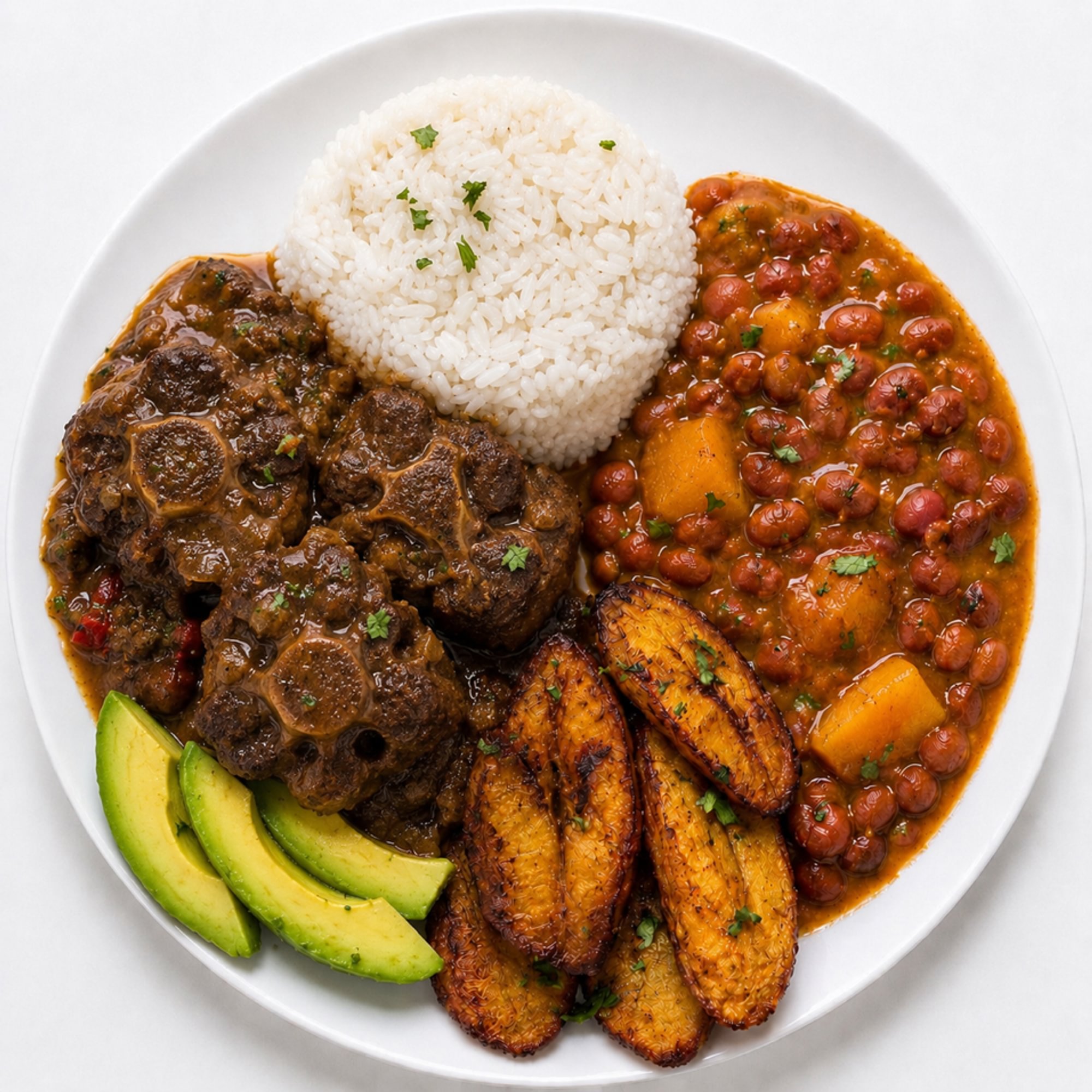 Stew Oxtail with 2 Sides