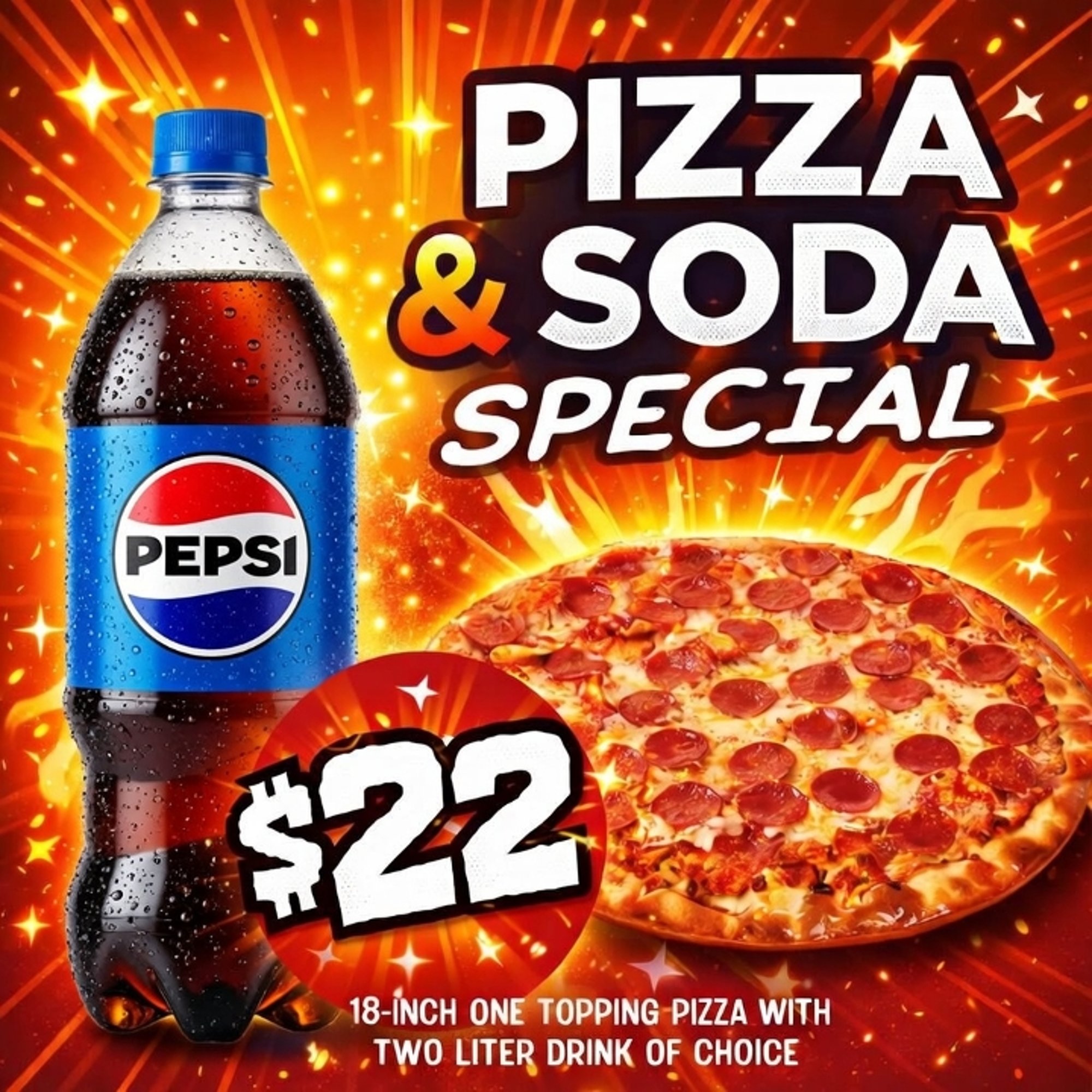 Pizza & Soda Special