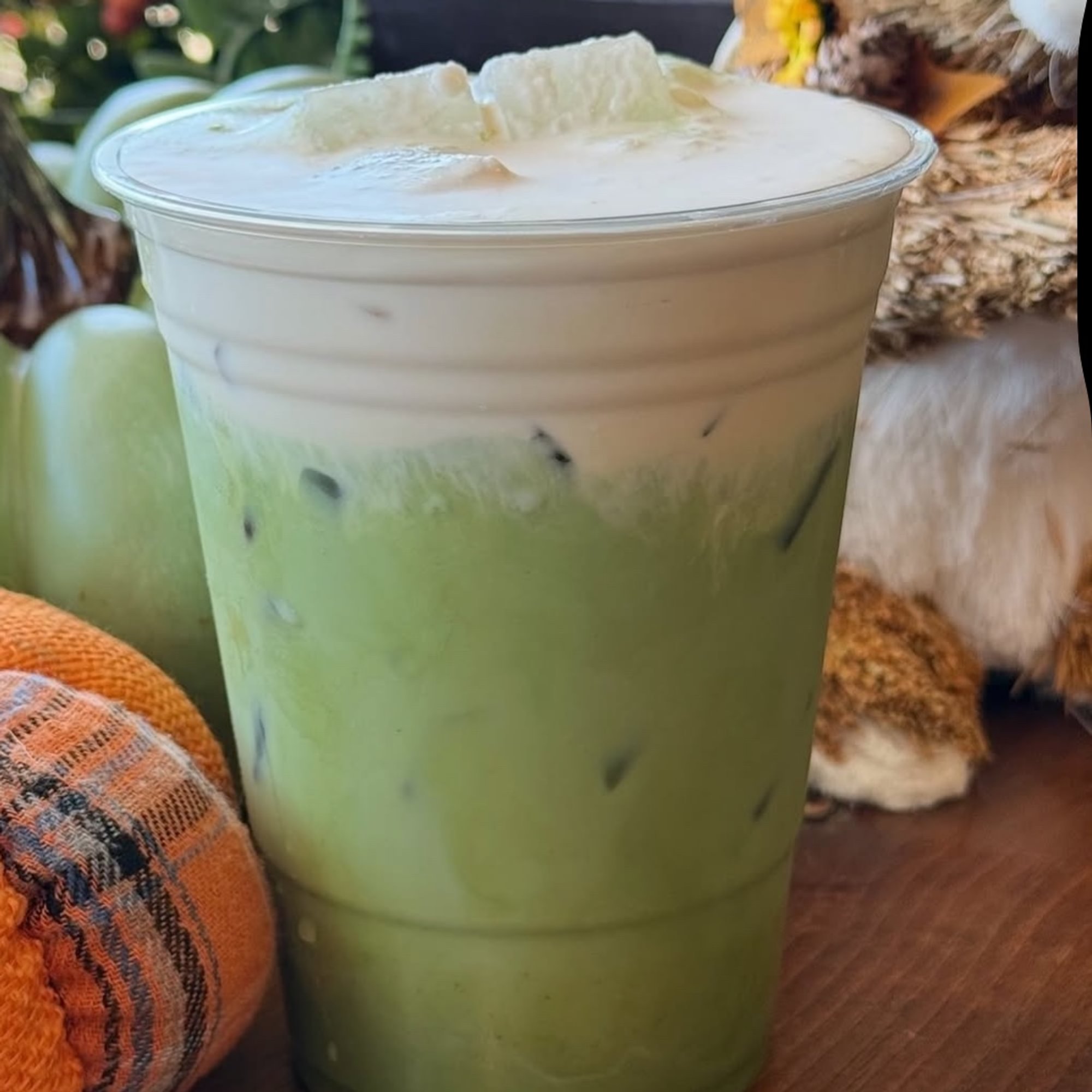 MAPLE SEASALT MATCHA LATTE