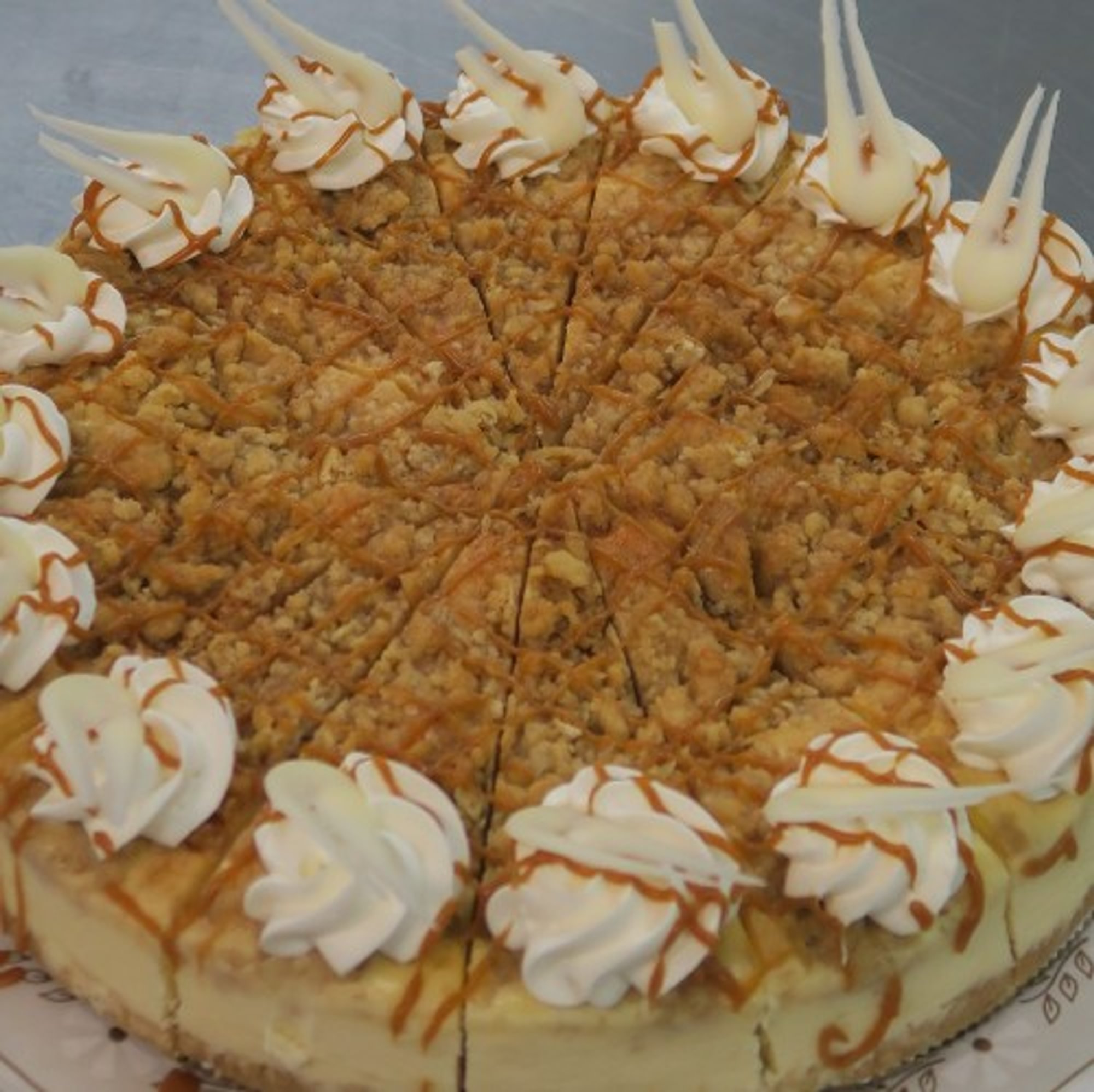 Apple Caramel Streusel Cheesecake - 2 Day PreOrder Required