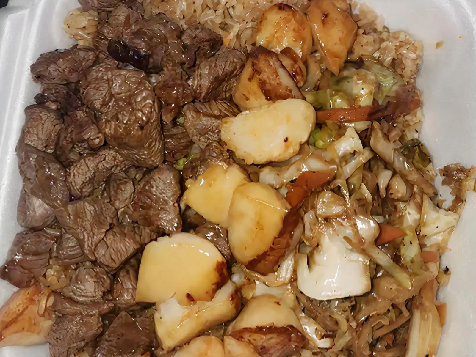 Hibachi Filet Mignon & Scallop
