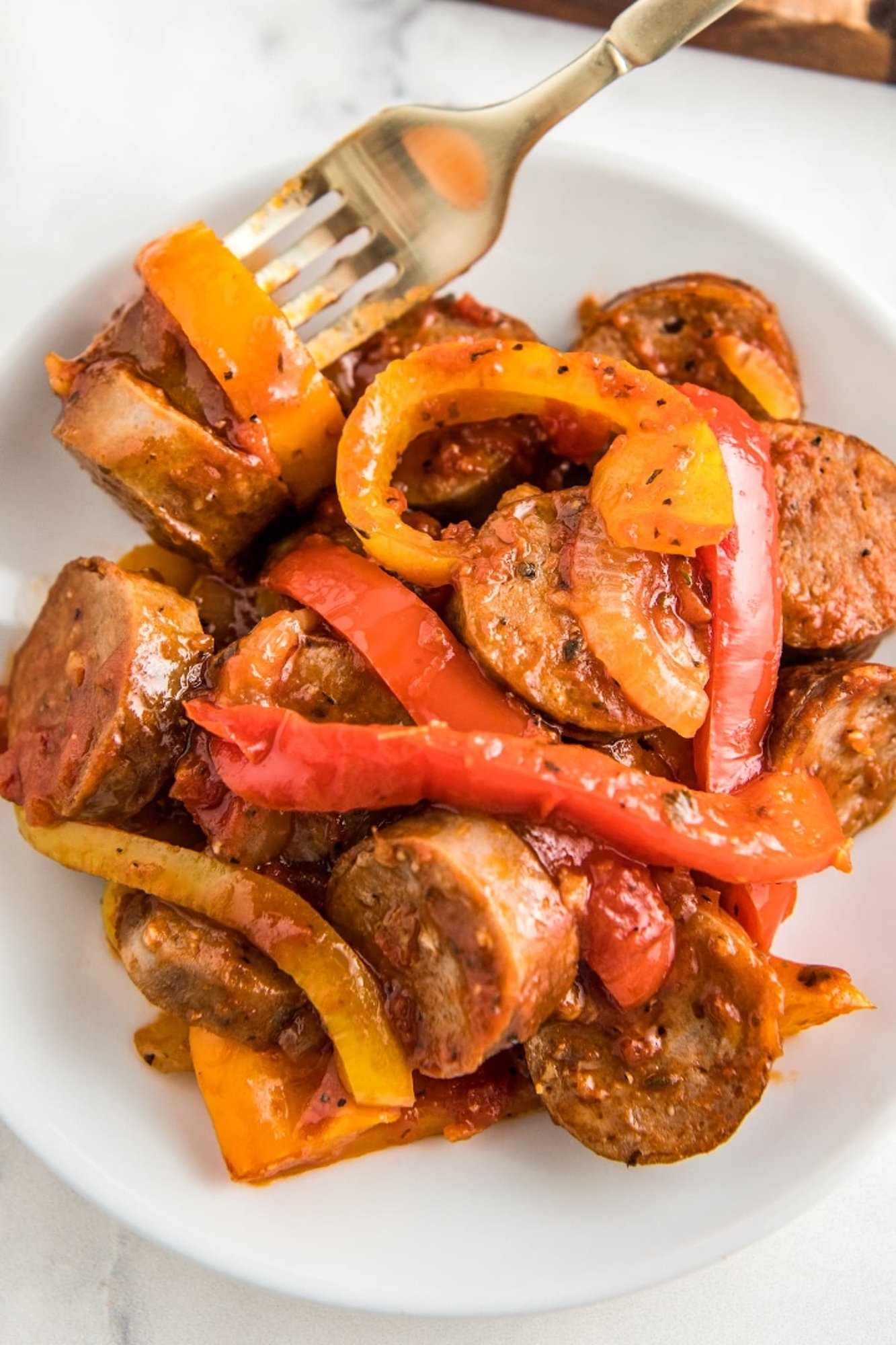 Sausage, Peppers & Onions