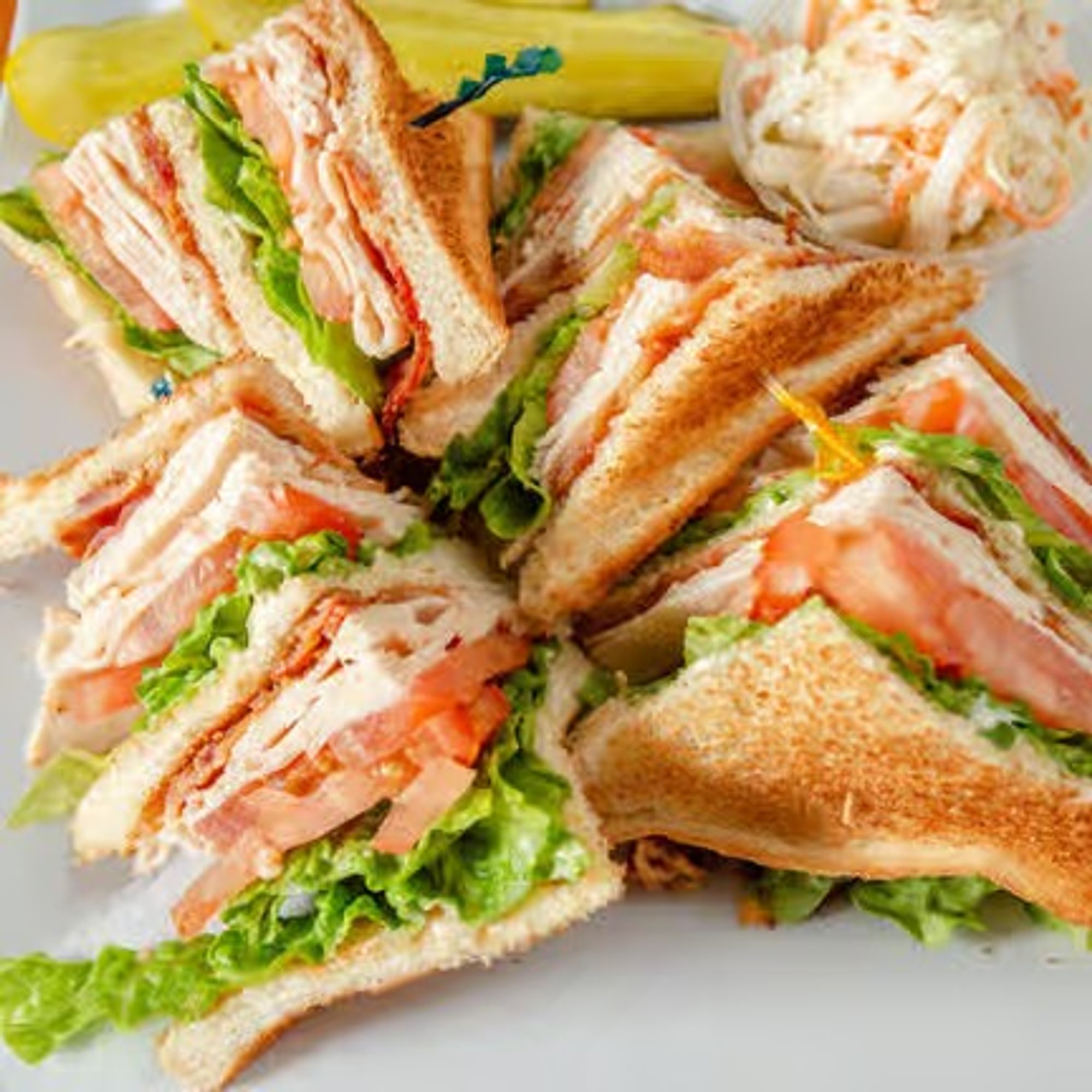 Turkey Club sandwich