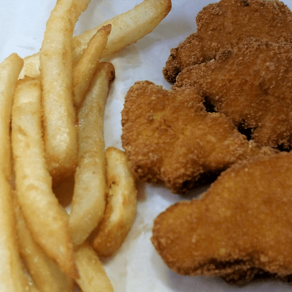 F. Dino Nuggets and Fries
