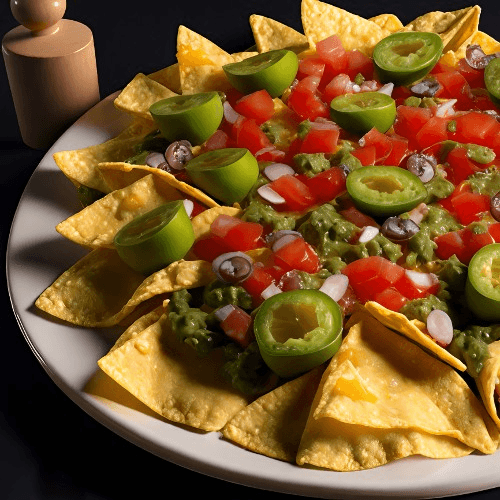 Queso Y Jalapenos Nachos