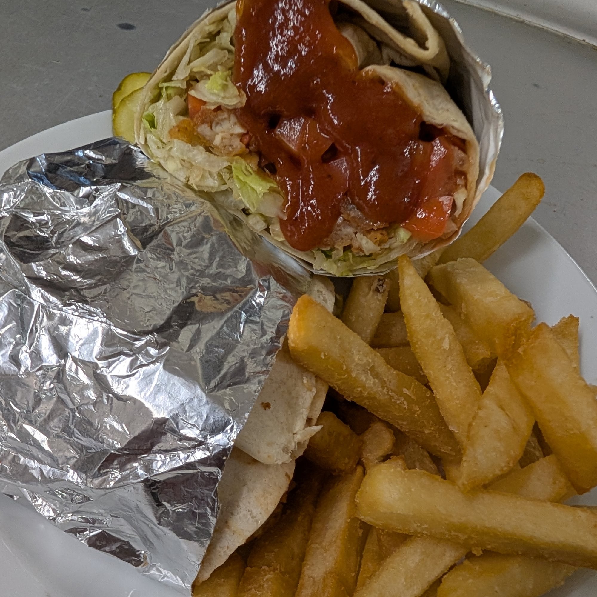 Breaded Chicken Wrap