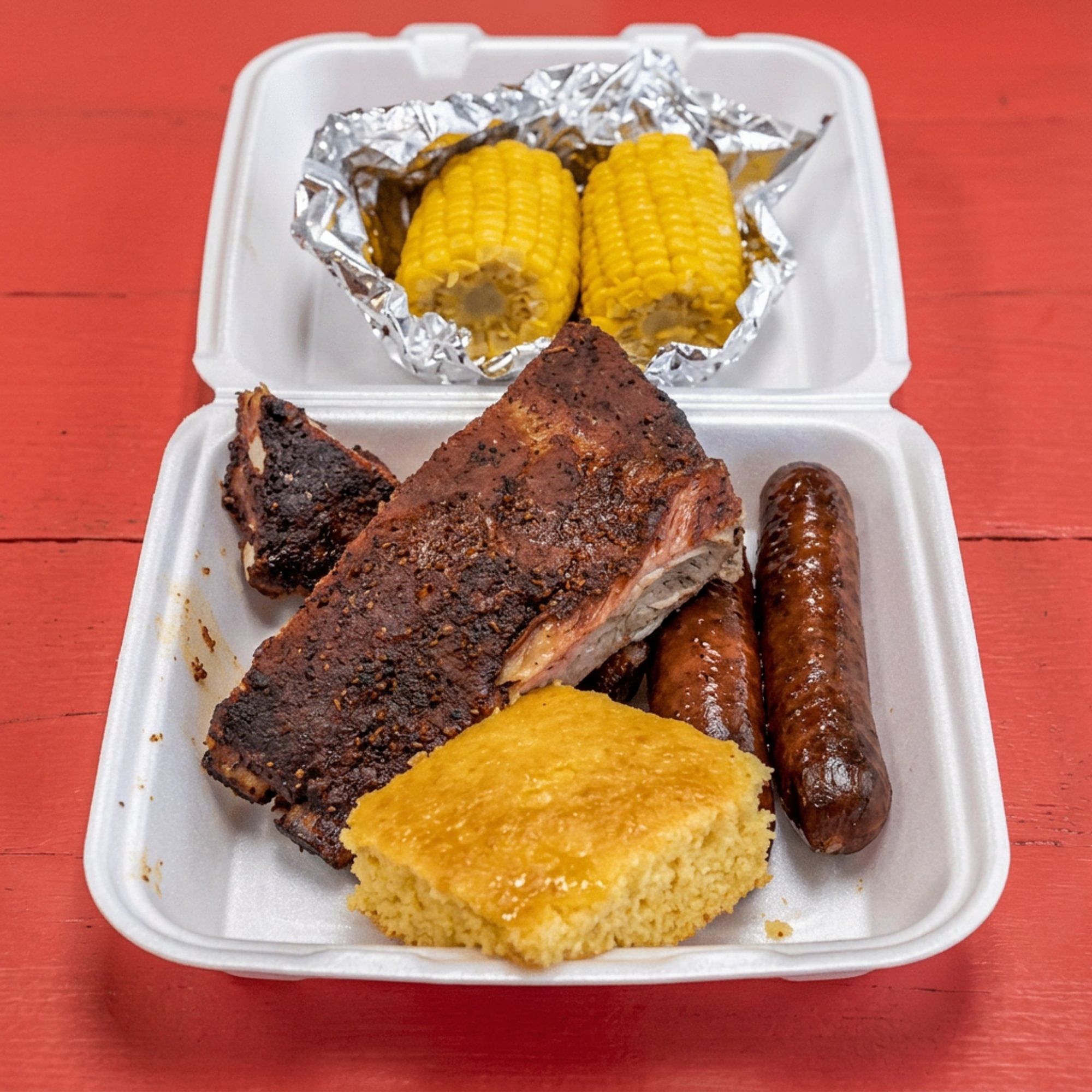 Two Meats, Two Sides & Cornbread
