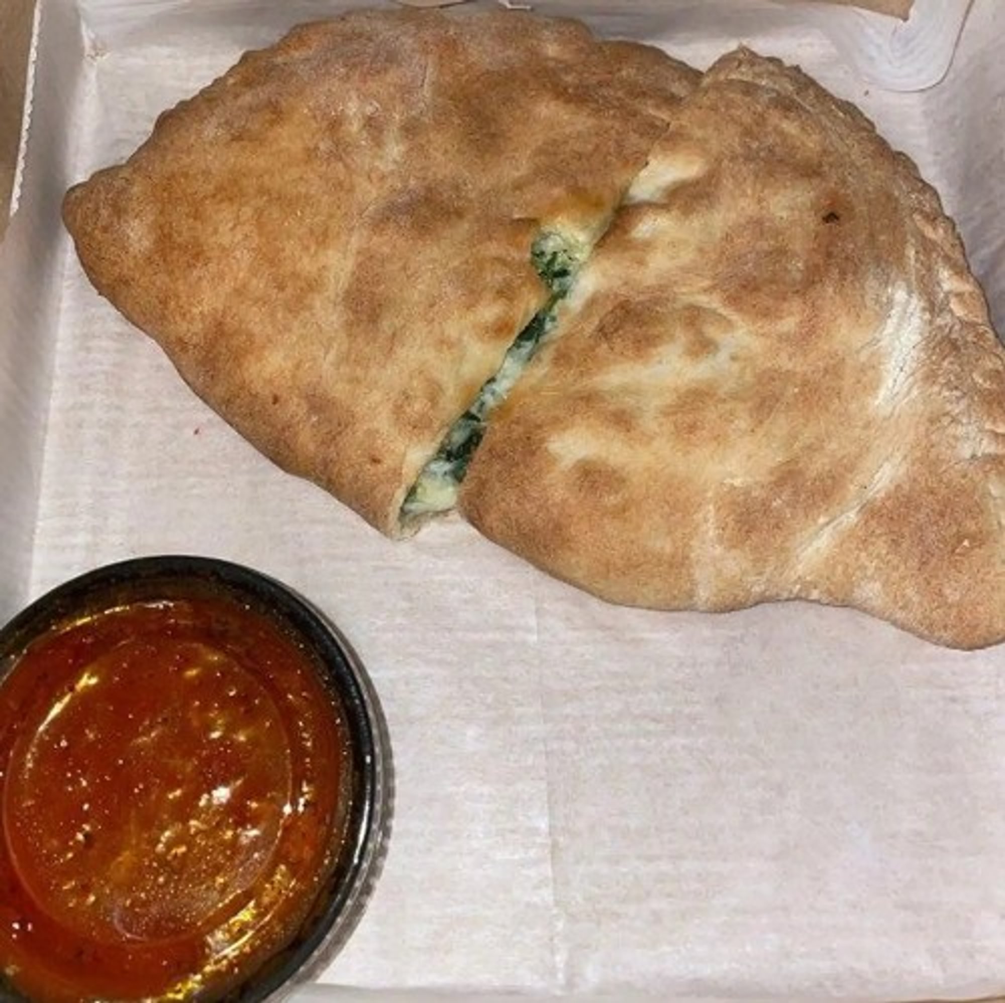 Spinach Calzone