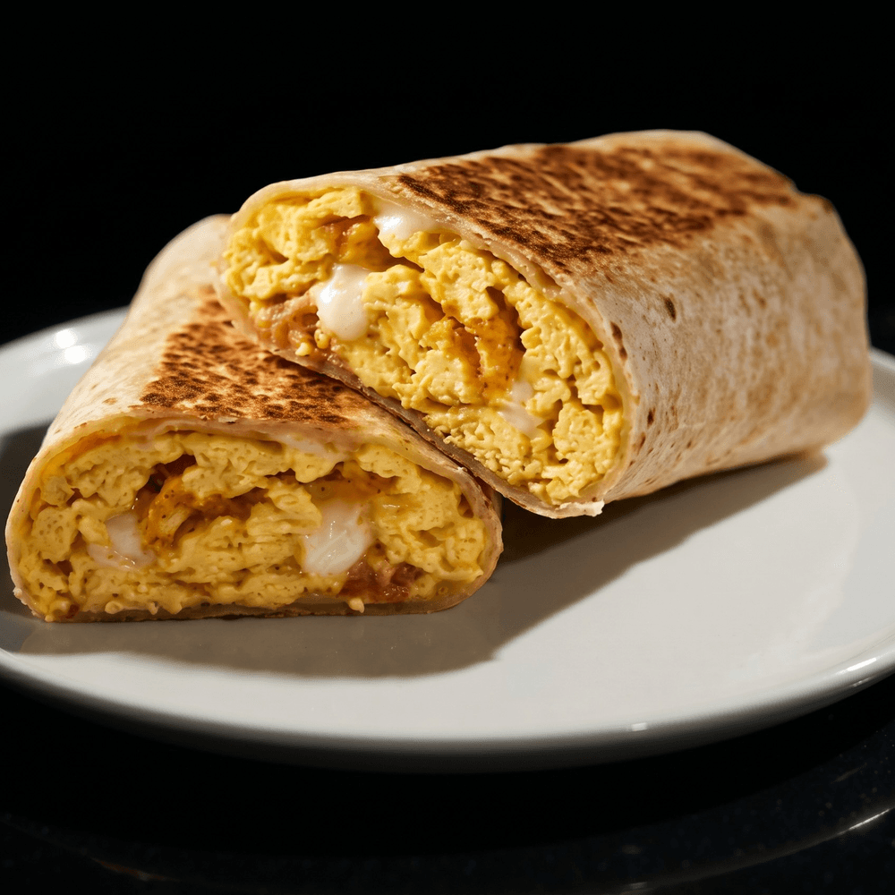 No Meat Breakfast Burrito