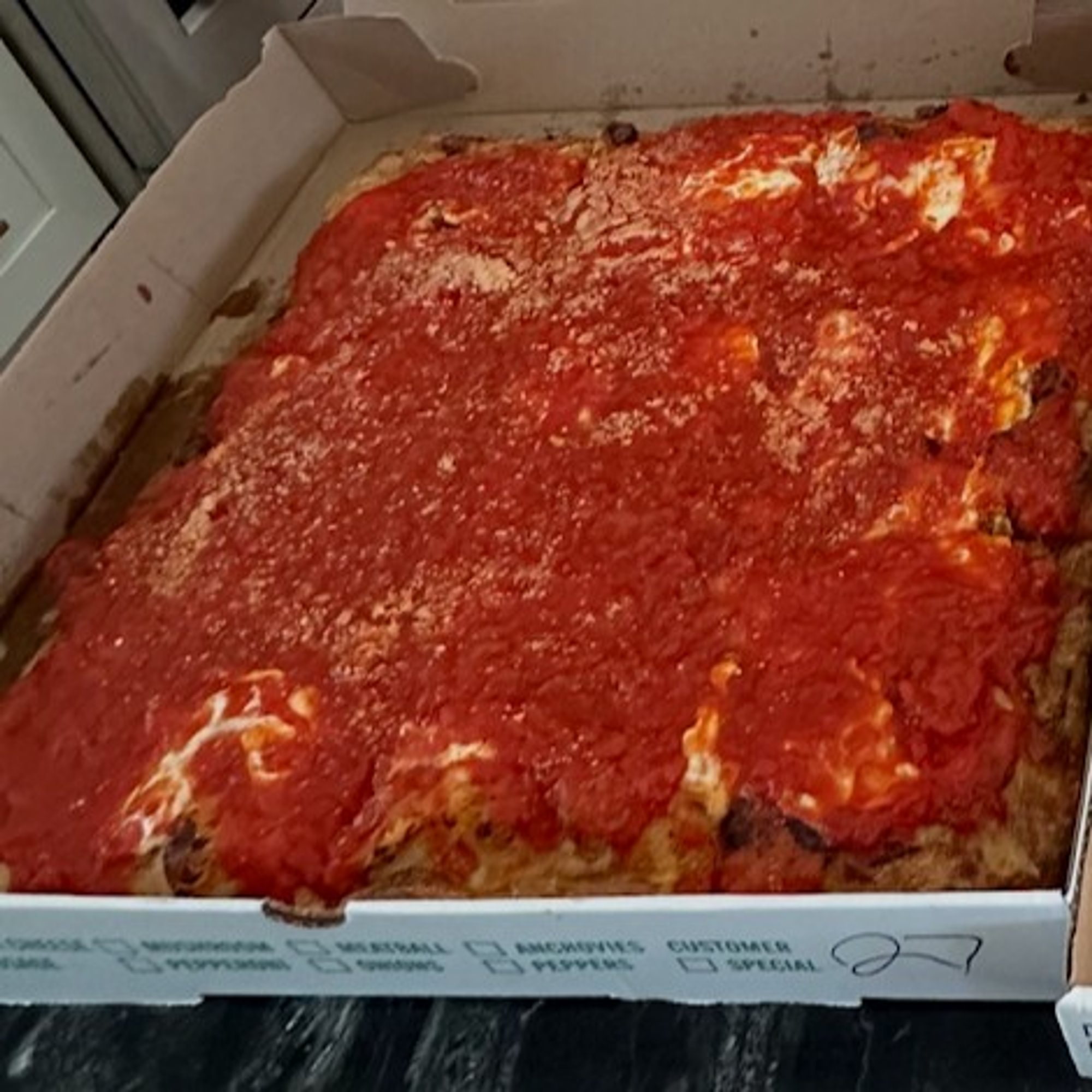 Upside Down Sicilian Pizza