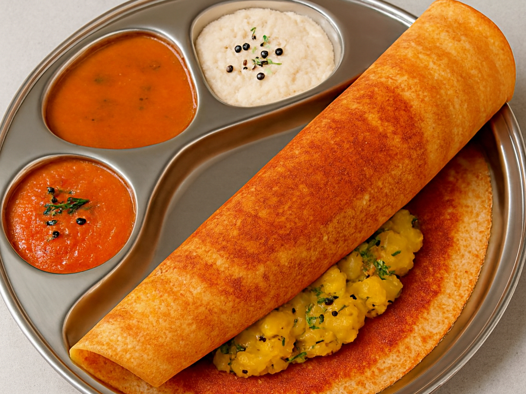 Szechuan Masala Dosa (V, GF, DF, NF)