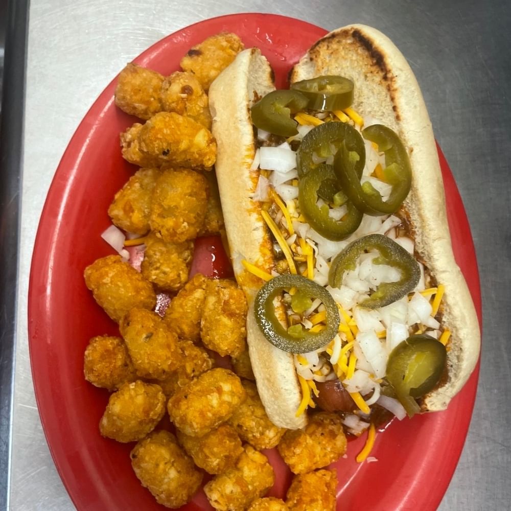 Chili Dog with Cheese