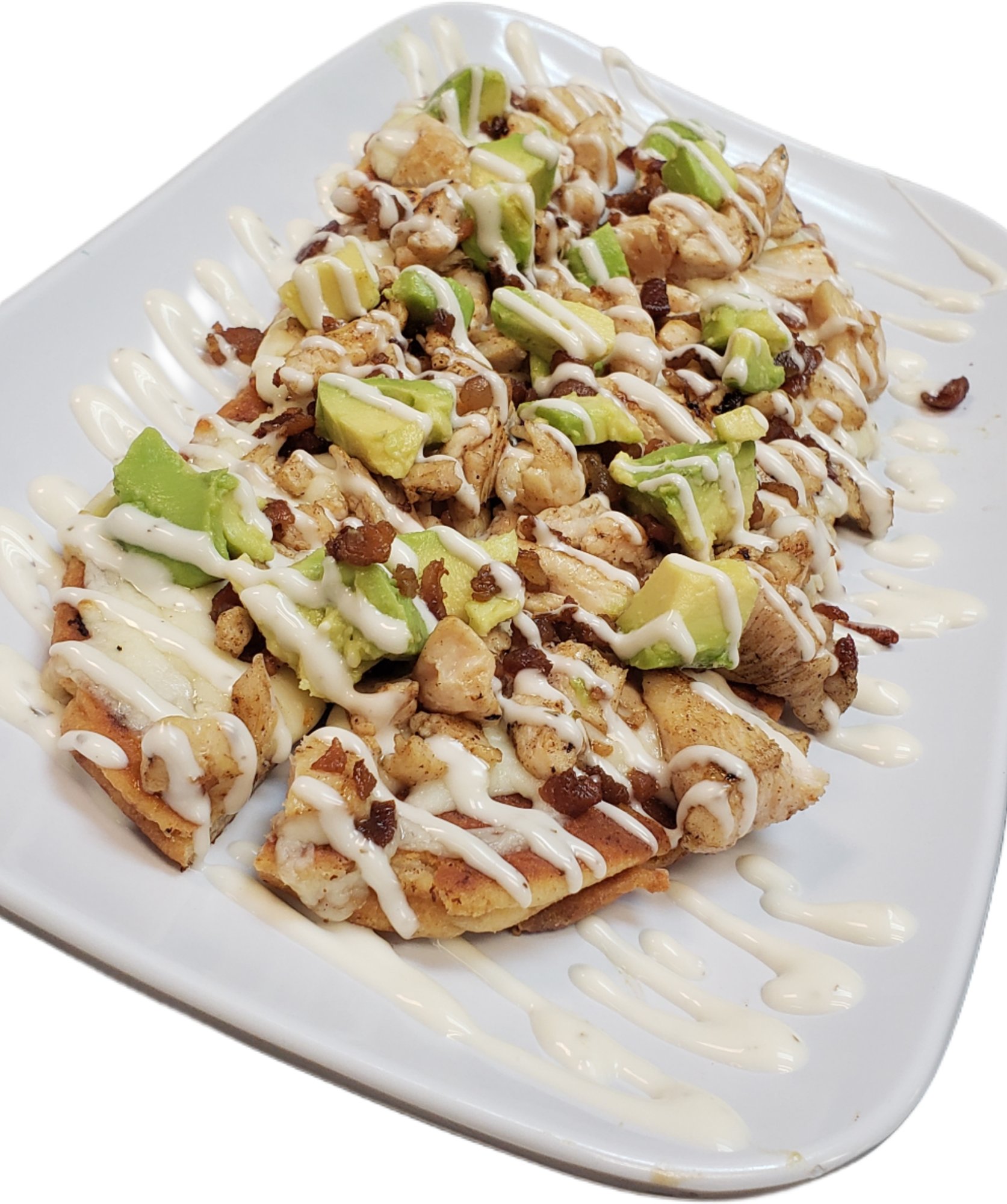 Avocado Chicken Flatbread
