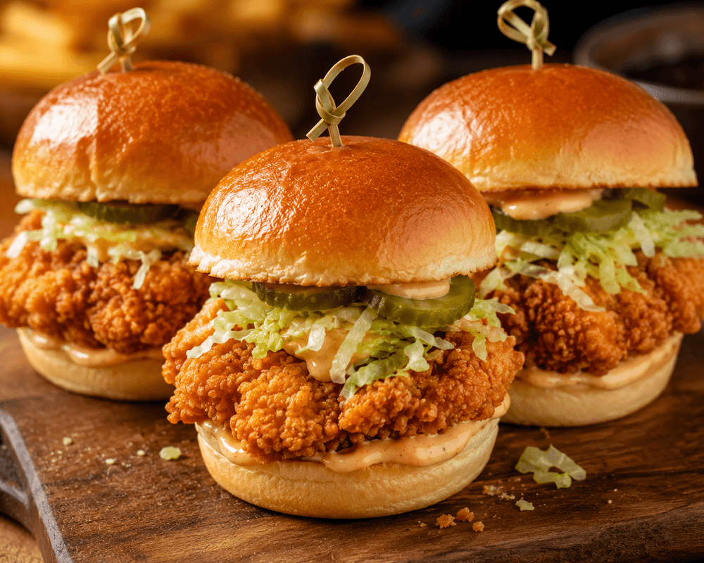 Chicken Mini Sliders 4pcs