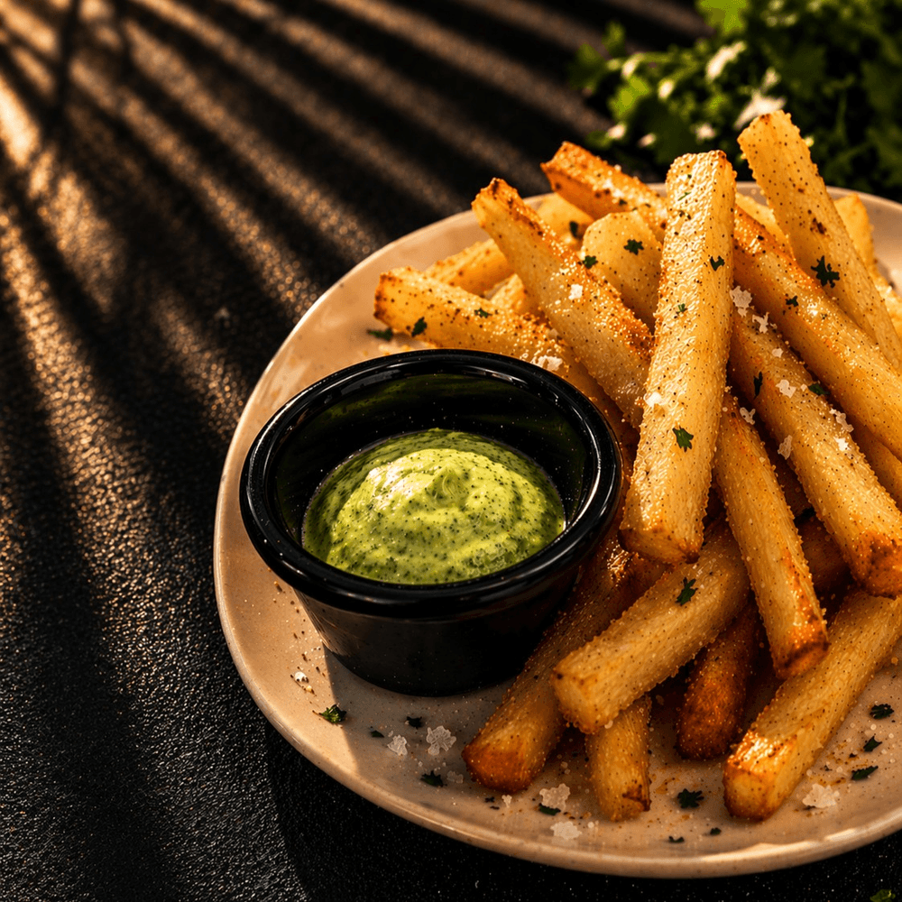 Yucca Fries with Chimmi