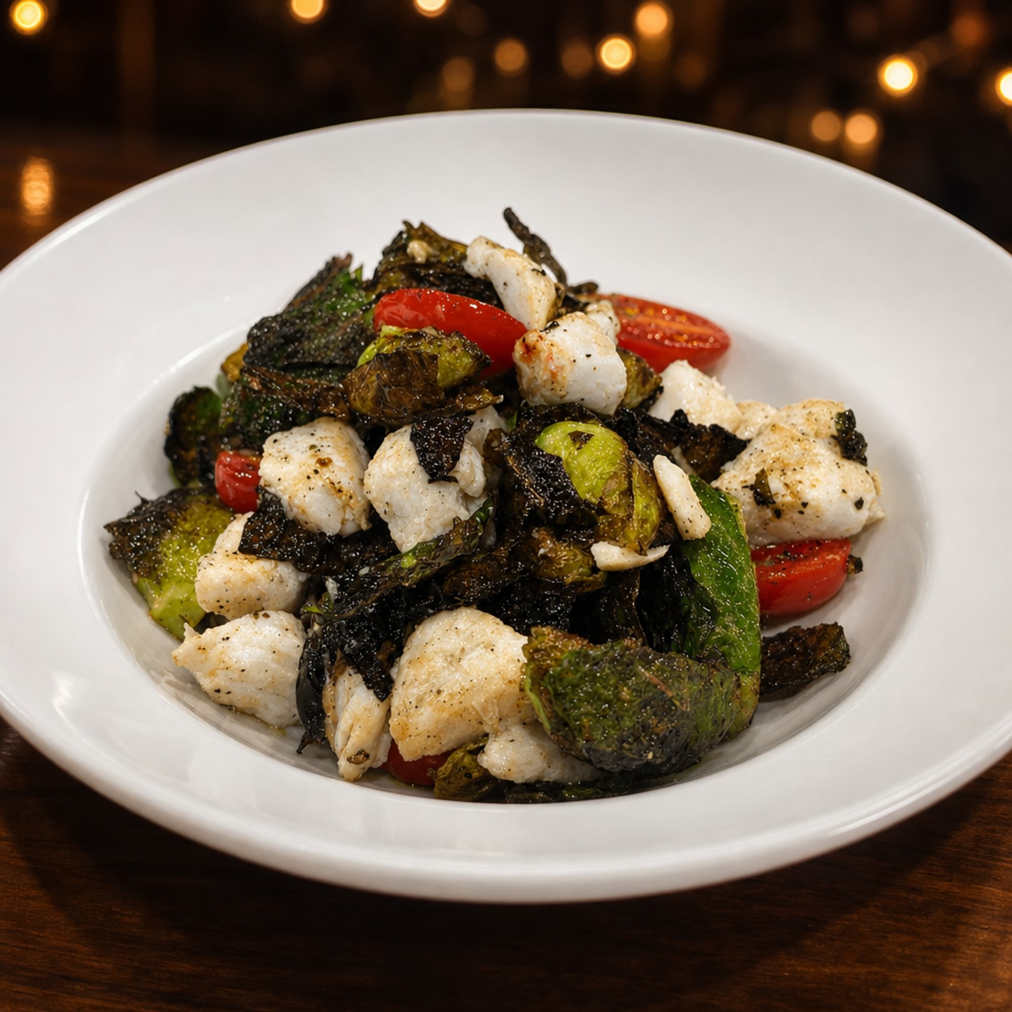 Sprouts and Crab