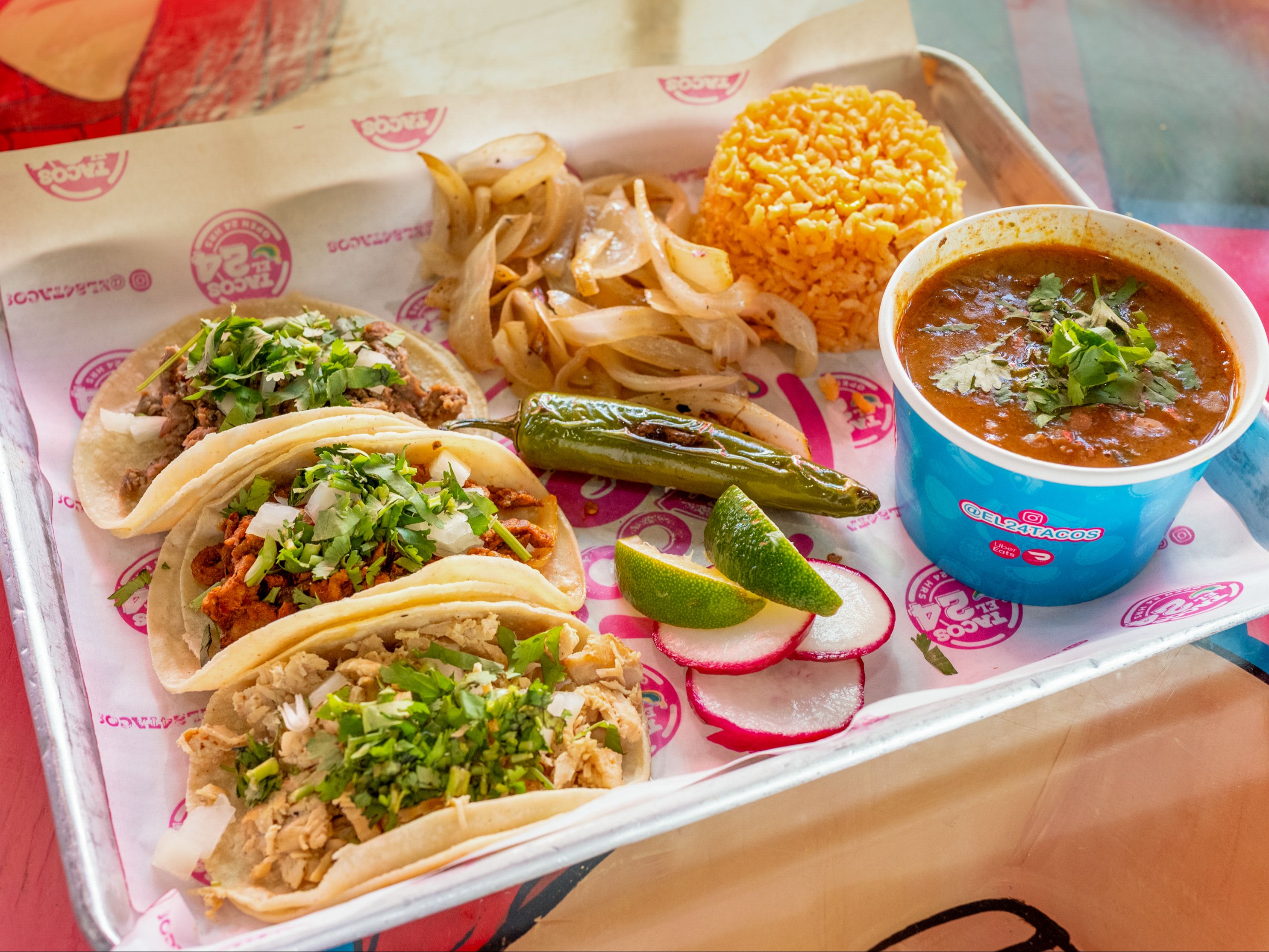 Taco Plate Rice & Beans