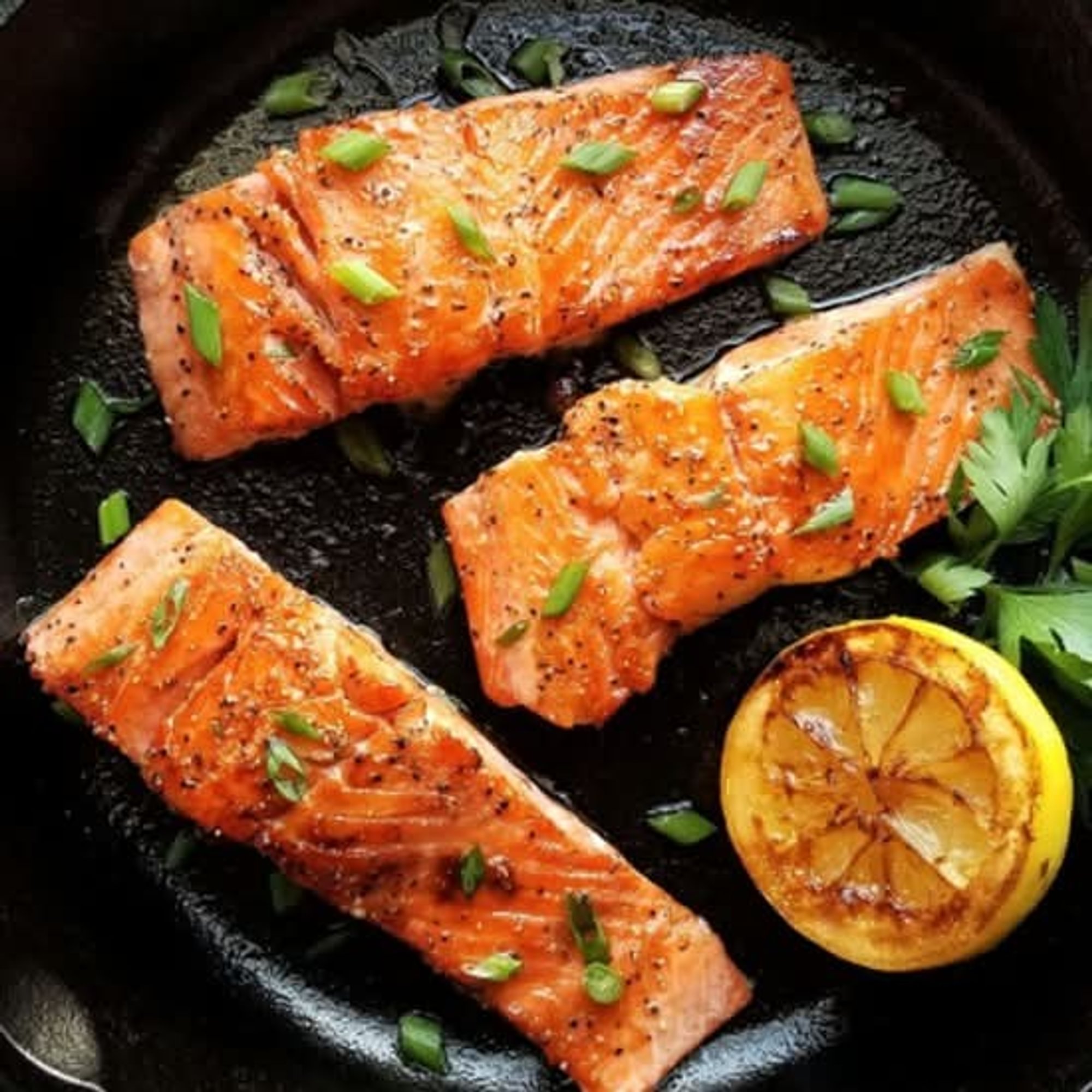 129. Salmon Simmered in Caramel Sauce / Cá Salmon Kho Tộ