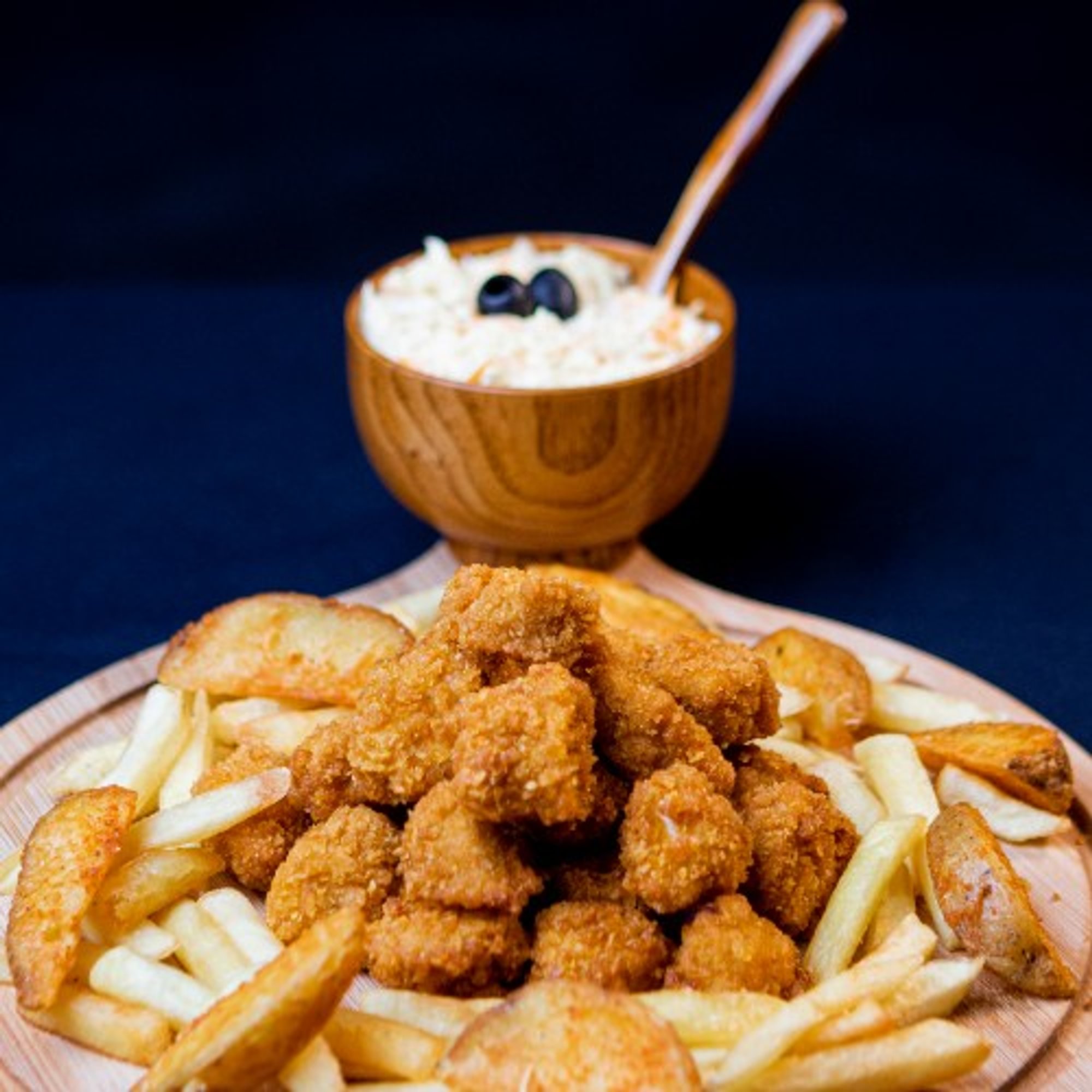 Kid's Popcorn Chicken with French Fries