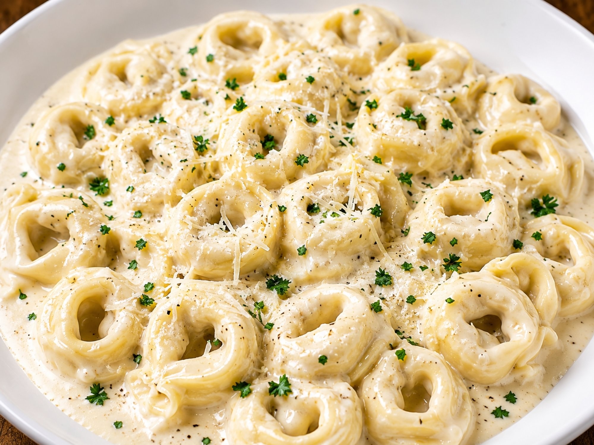 CHEESE TORTELLINI W/ALFREDO