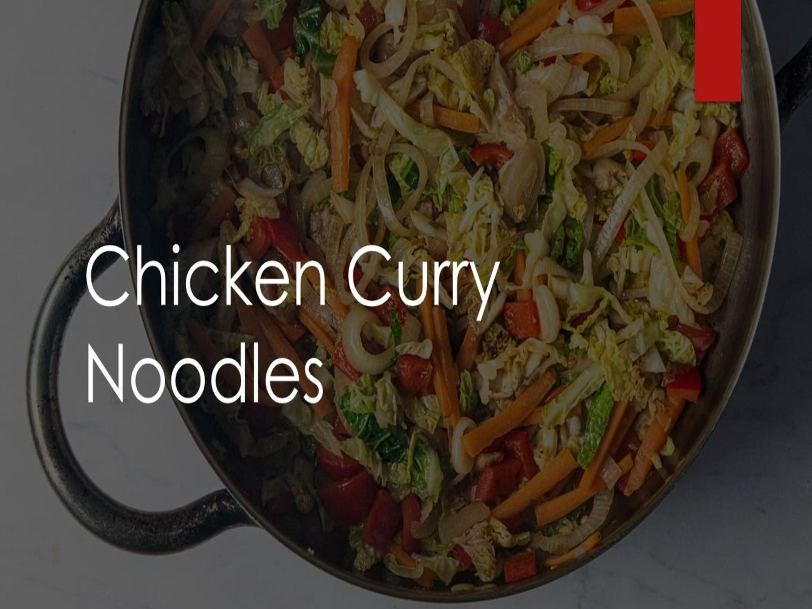 Chicken Curry Noodles