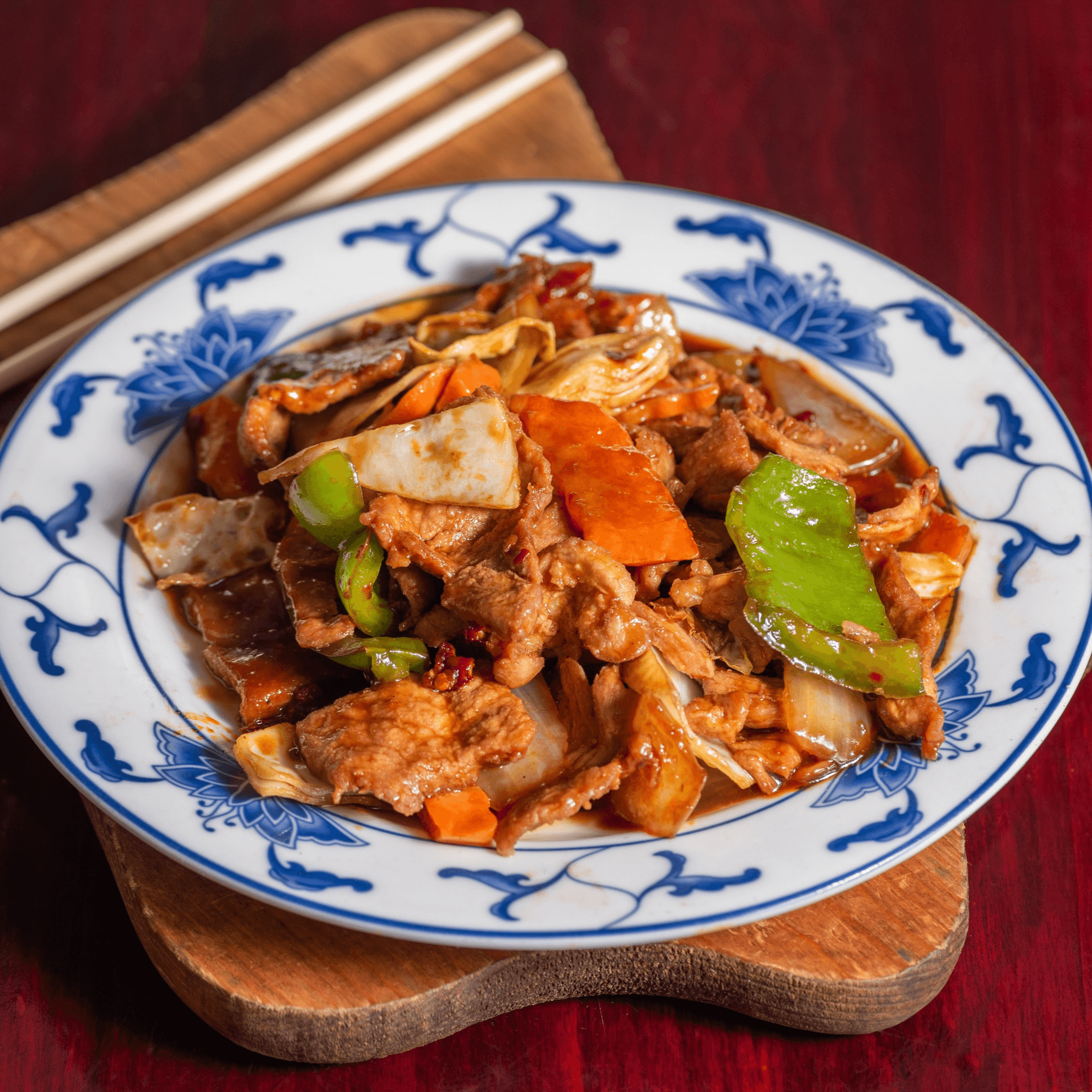 50. Double sautéed pork