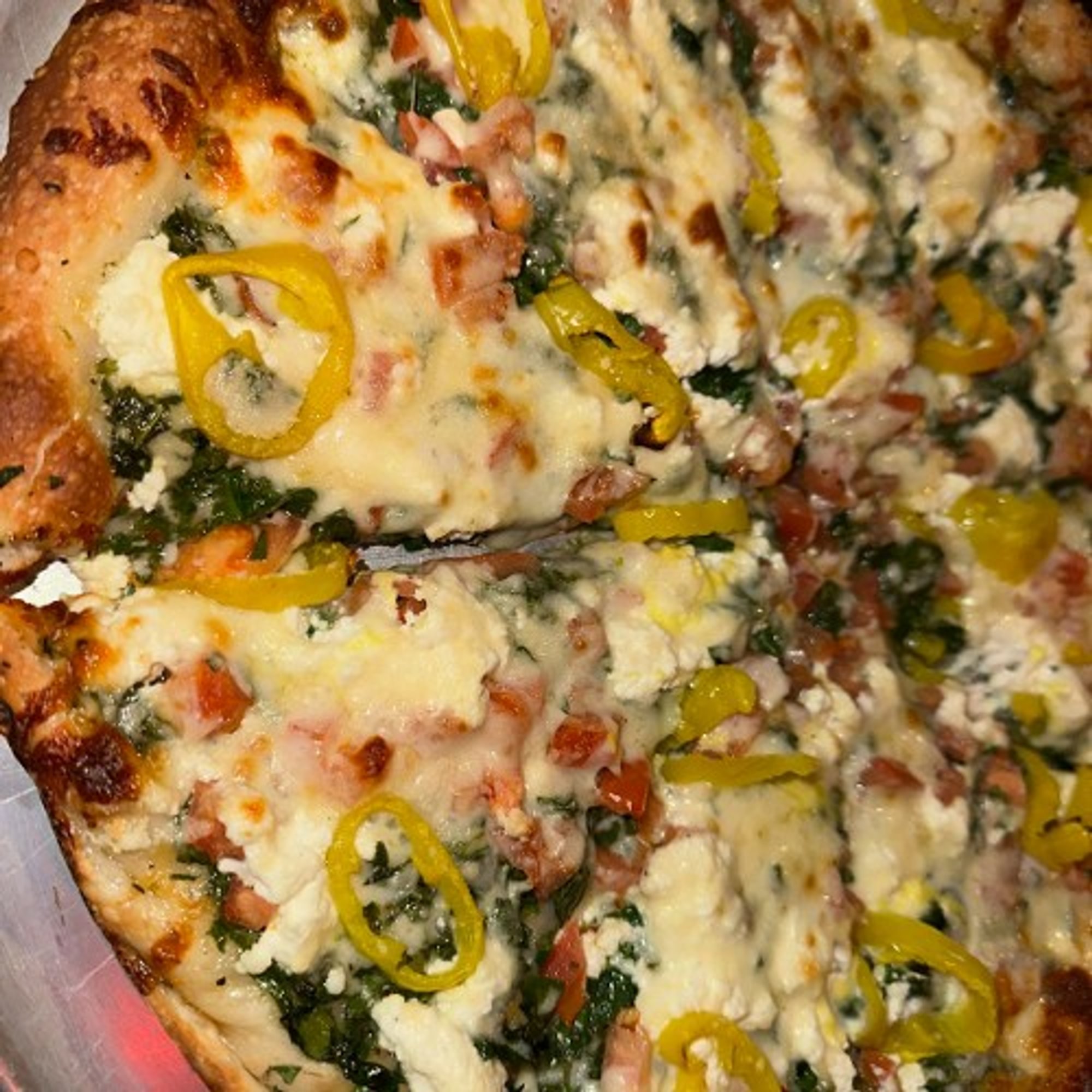 Florentine Pizza (4-cut)