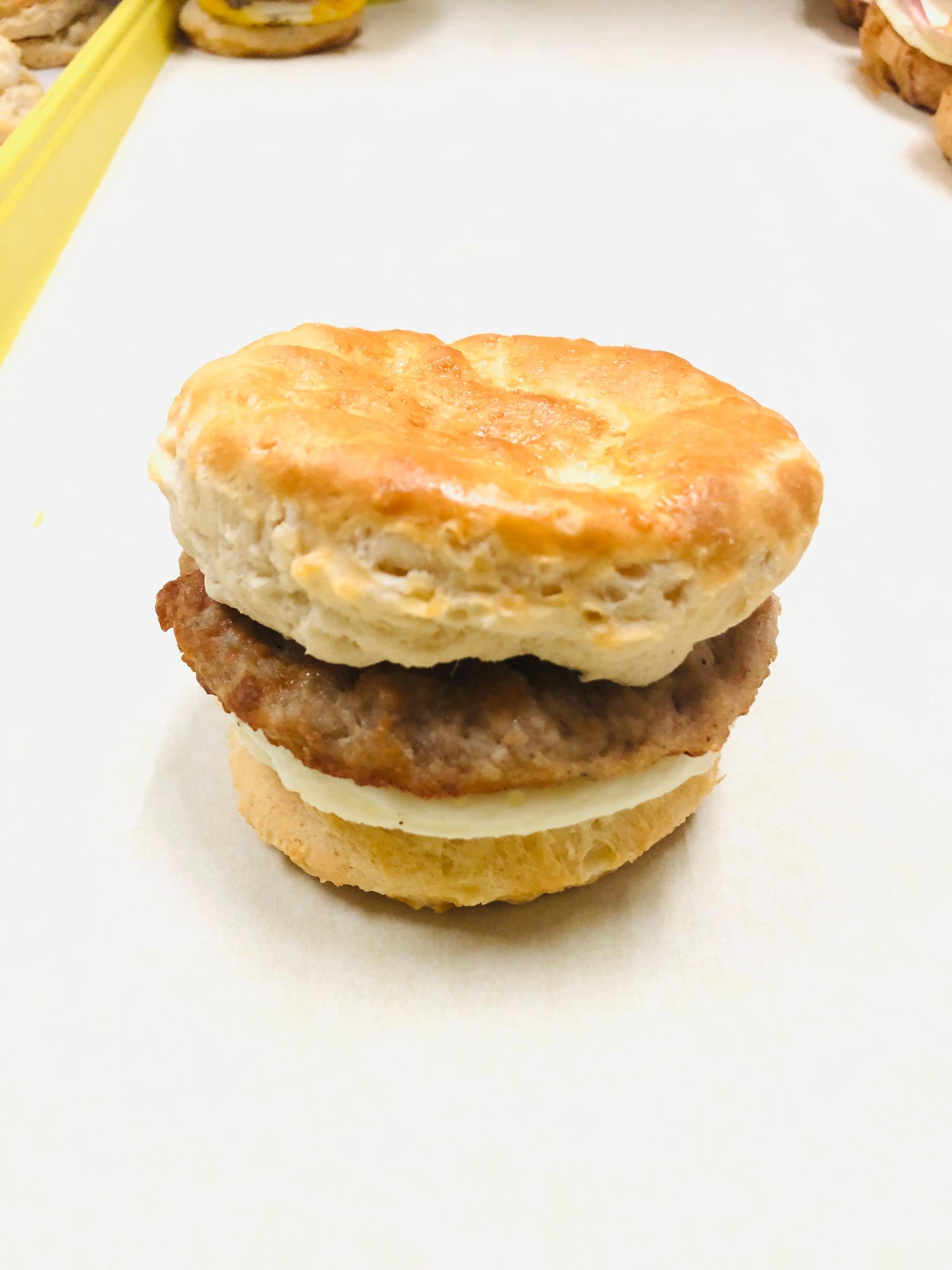 Biscuit SW: Sausage & Egg