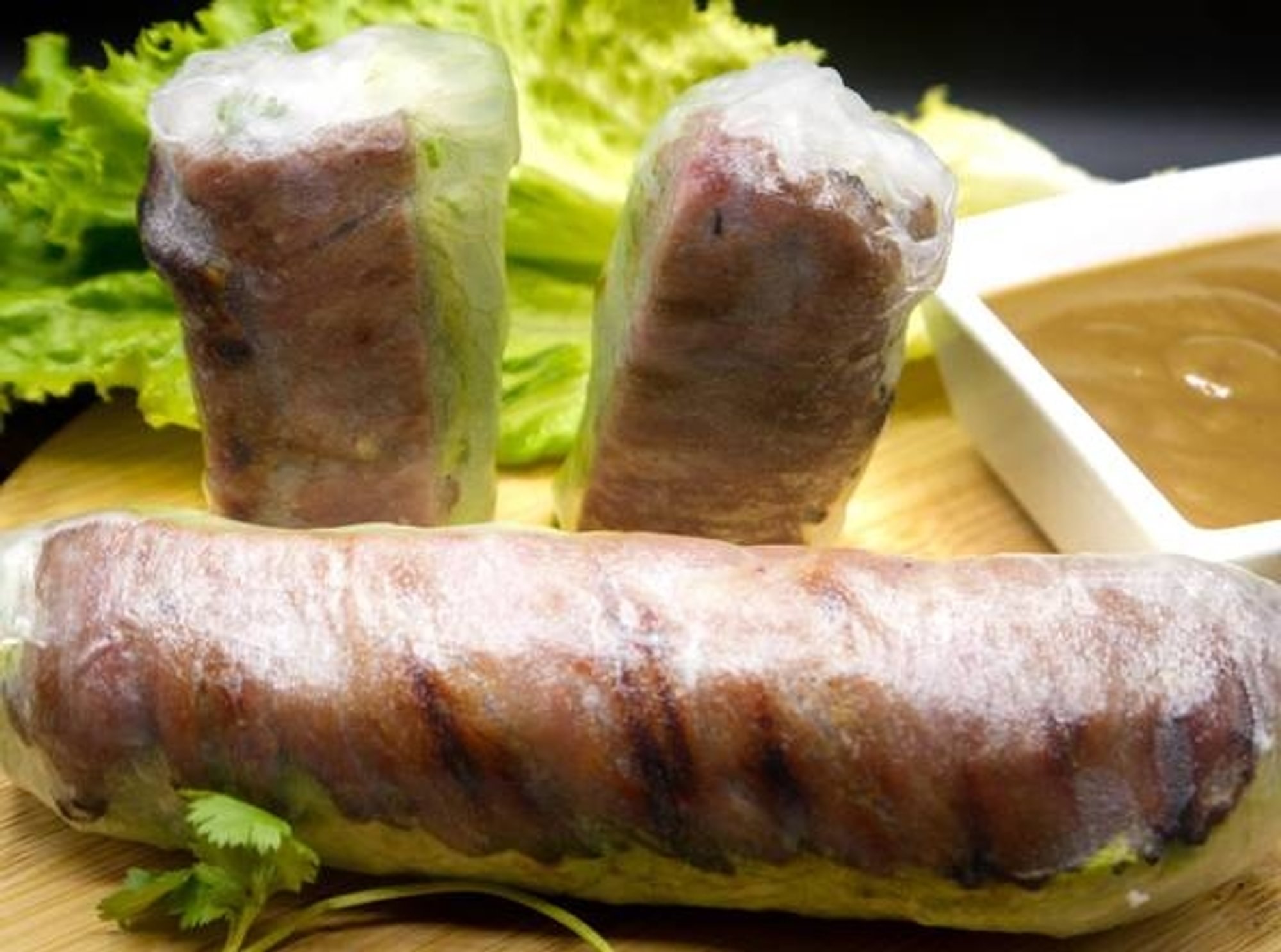 Grilled Beef Fresh Rolls