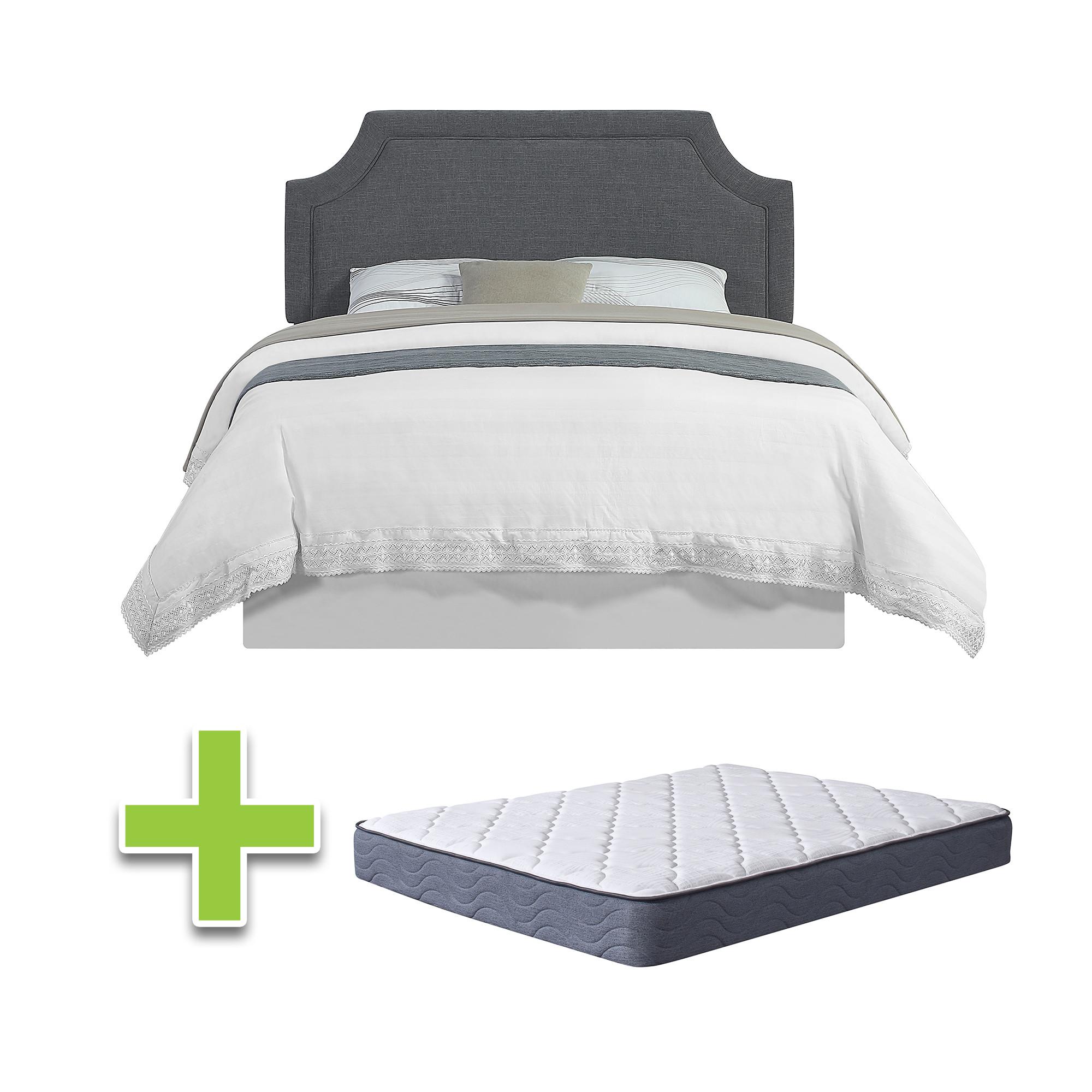 Queen Elena Bed w/9.5" Extra Firm Mattress & 9" Foundation