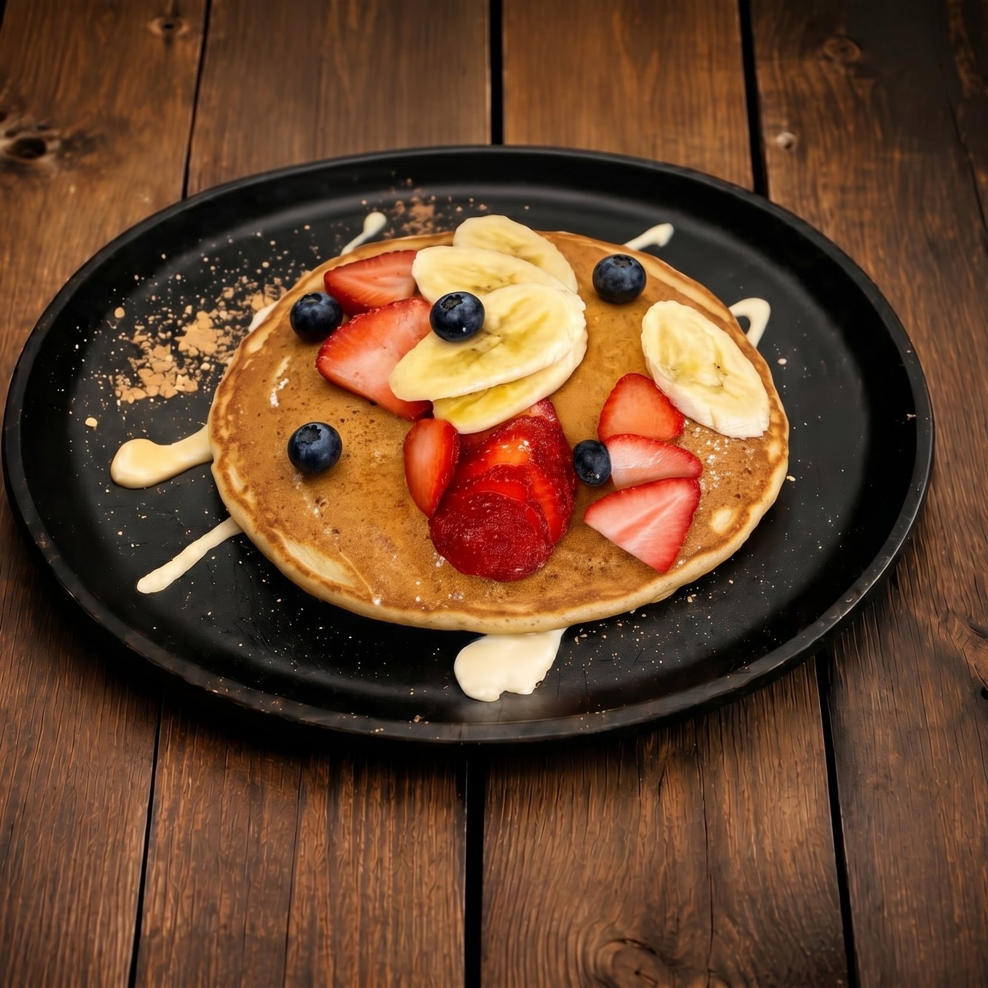 Whole Wheat Tropical Pancakes