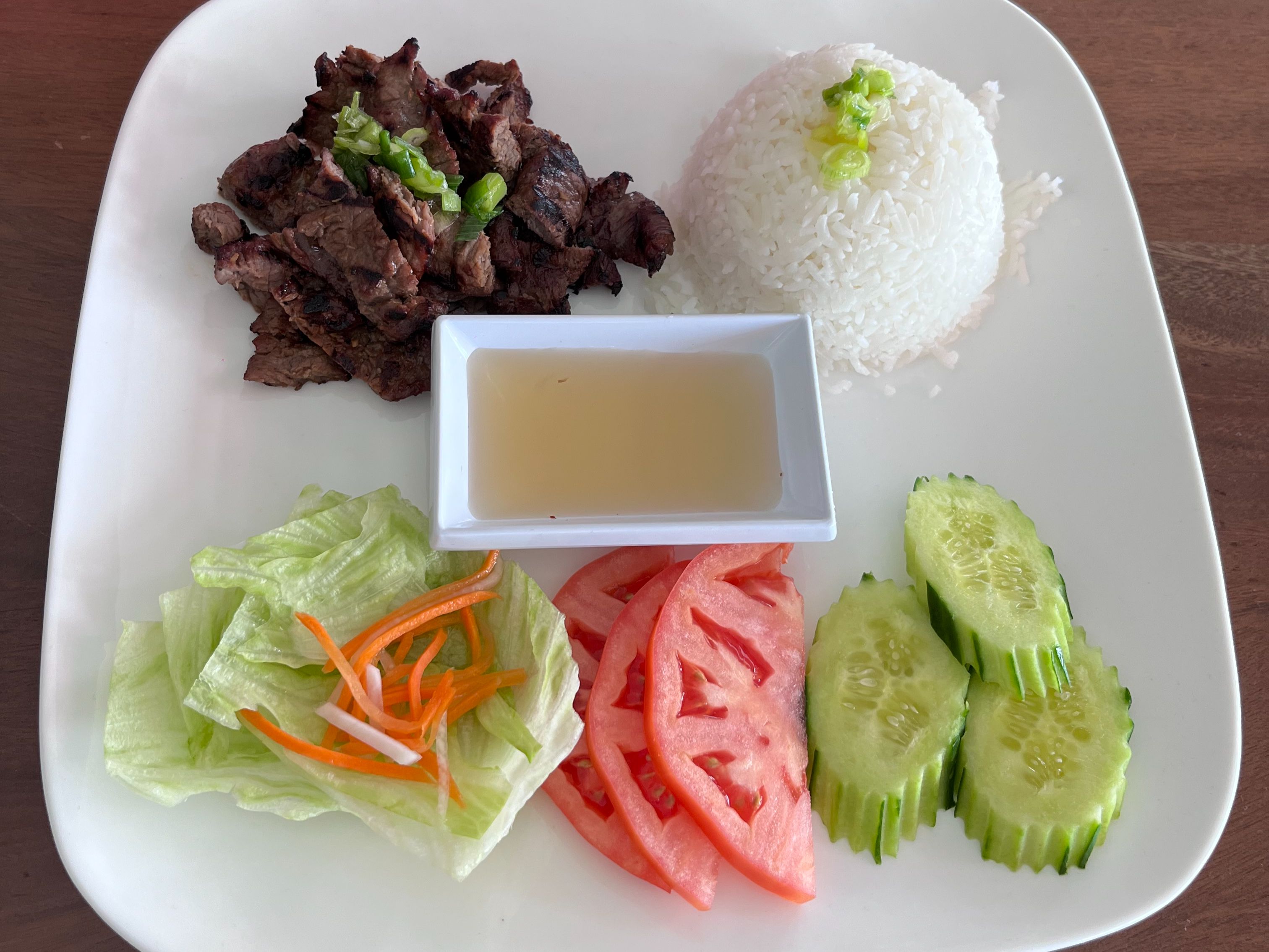 A1. Rice Plate - Grilled Beef